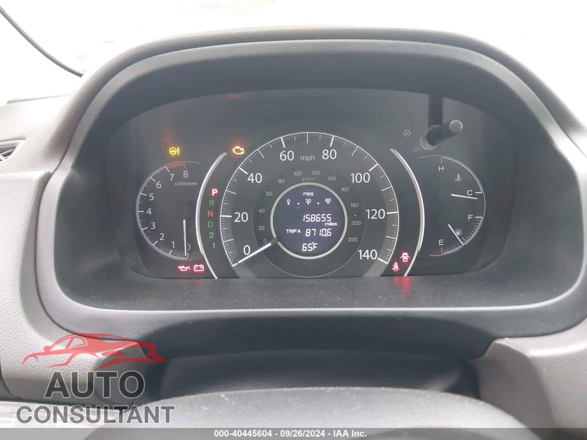 HONDA CR-V 2012 - 5J6RM4H75CL003672