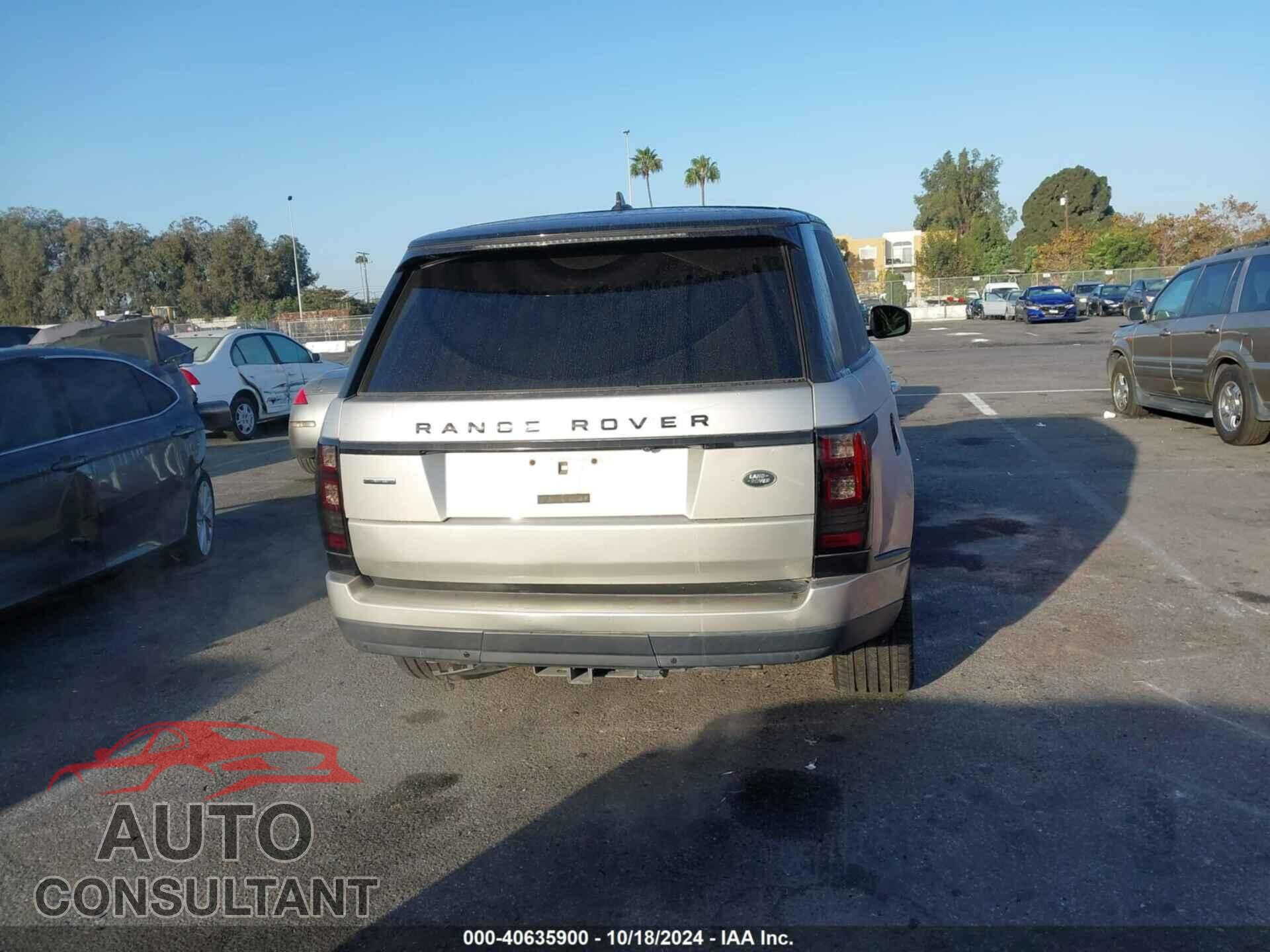 LAND ROVER RANGE ROVER 2015 - SALGS3TF5FA218358