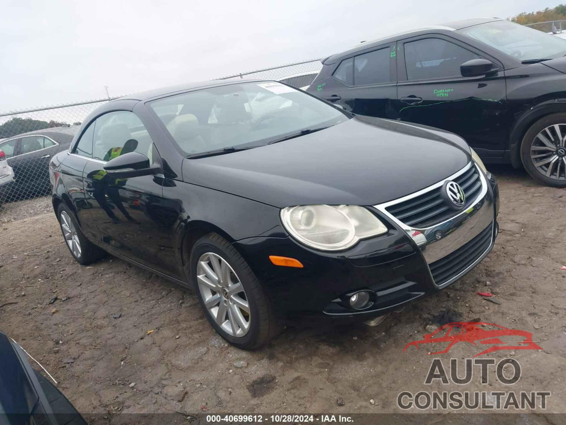 VOLKSWAGEN EOS 2009 - WVWBA71FX9V017101