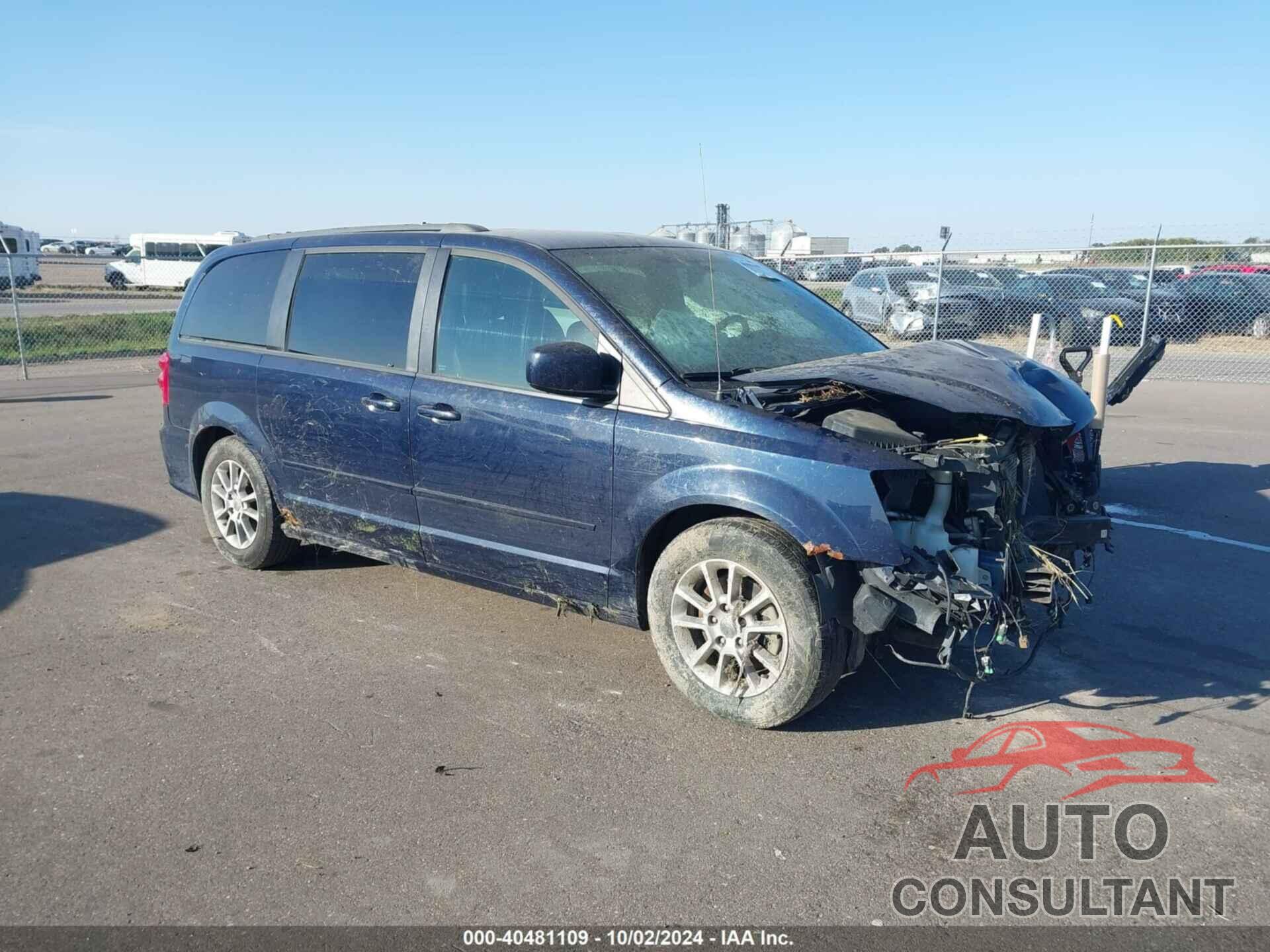 DODGE GRAND CARAVAN 2012 - 2C4RDGEG1CR367364