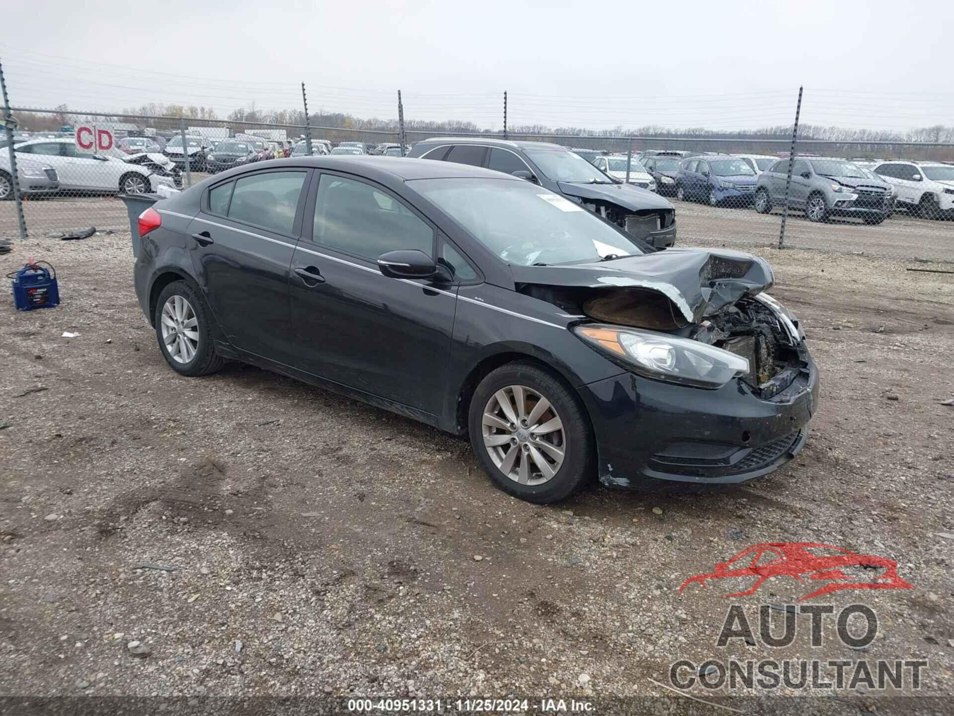 KIA FORTE 2016 - KNAFX4A65G5608901