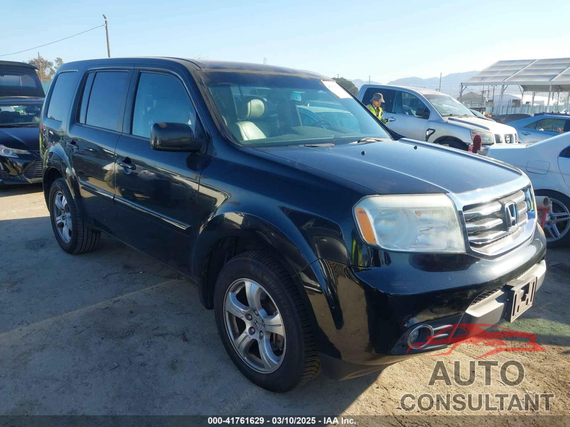 HONDA PILOT 2013 - 5FNYF3H51DB012975