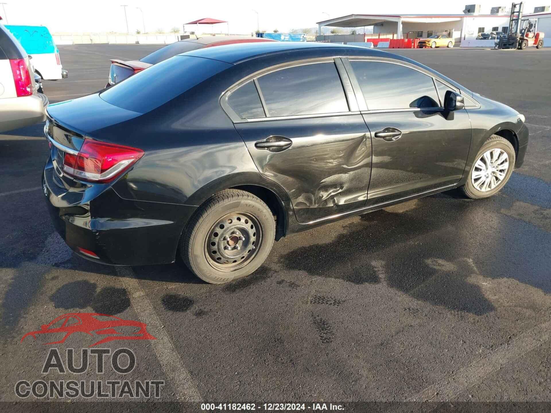HONDA CIVIC 2013 - 2HGFB2F5XDH578421