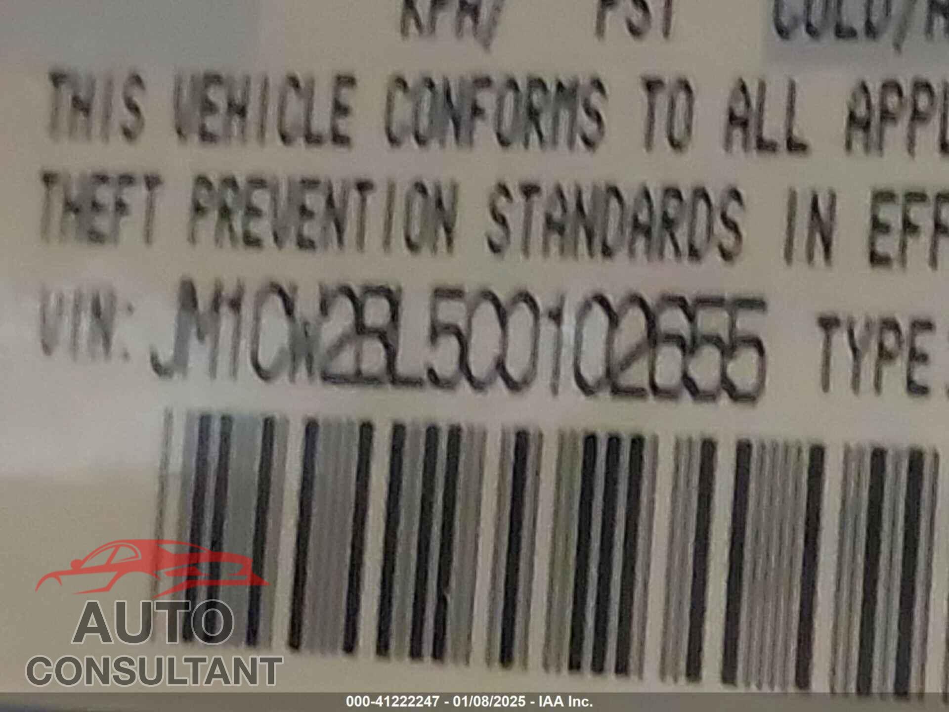 MAZDA MAZDA5 2012 - JM1CW2BL5C0102655