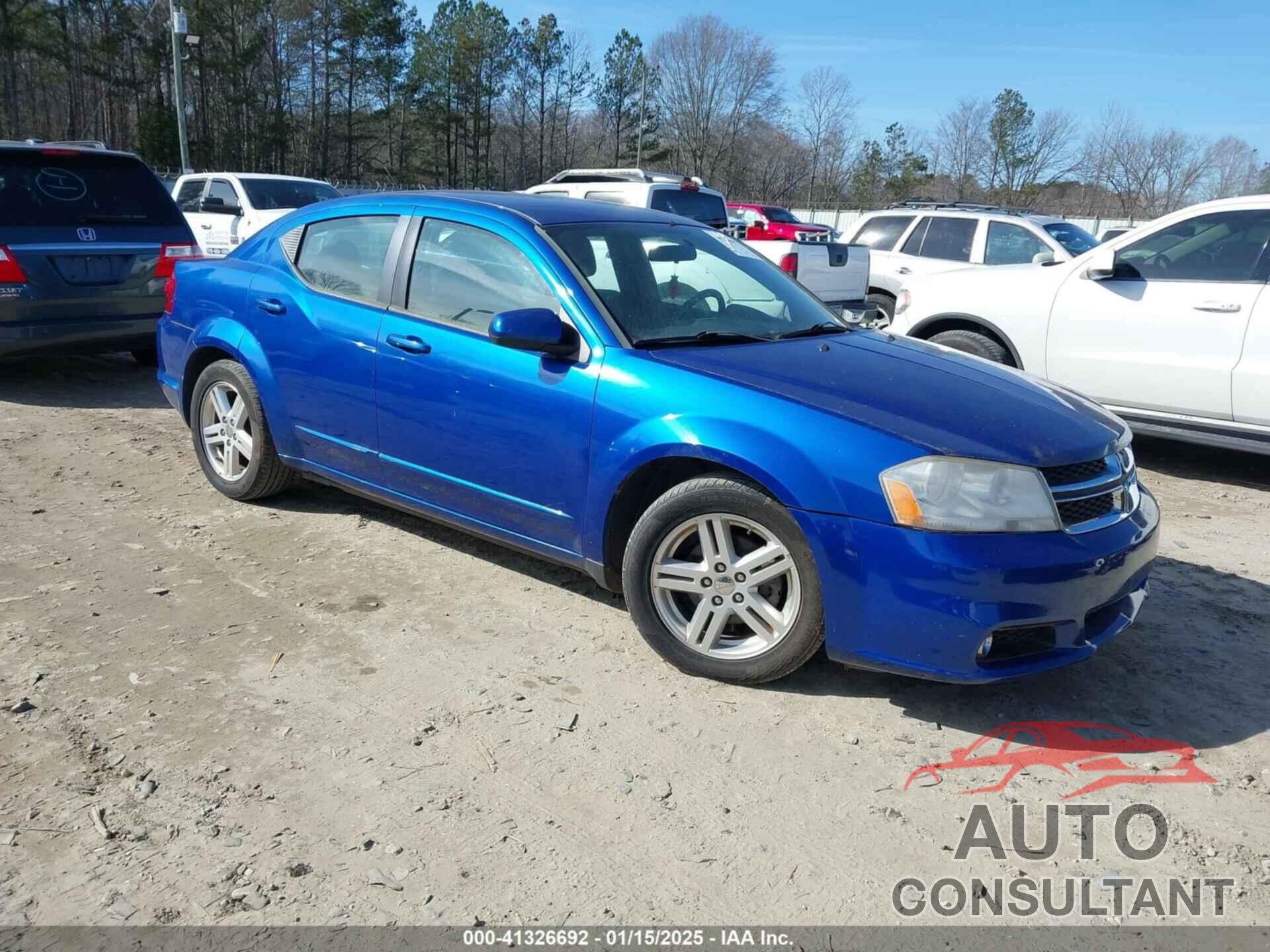 DODGE AVENGER 2013 - 1C3CDZCB7DN562798