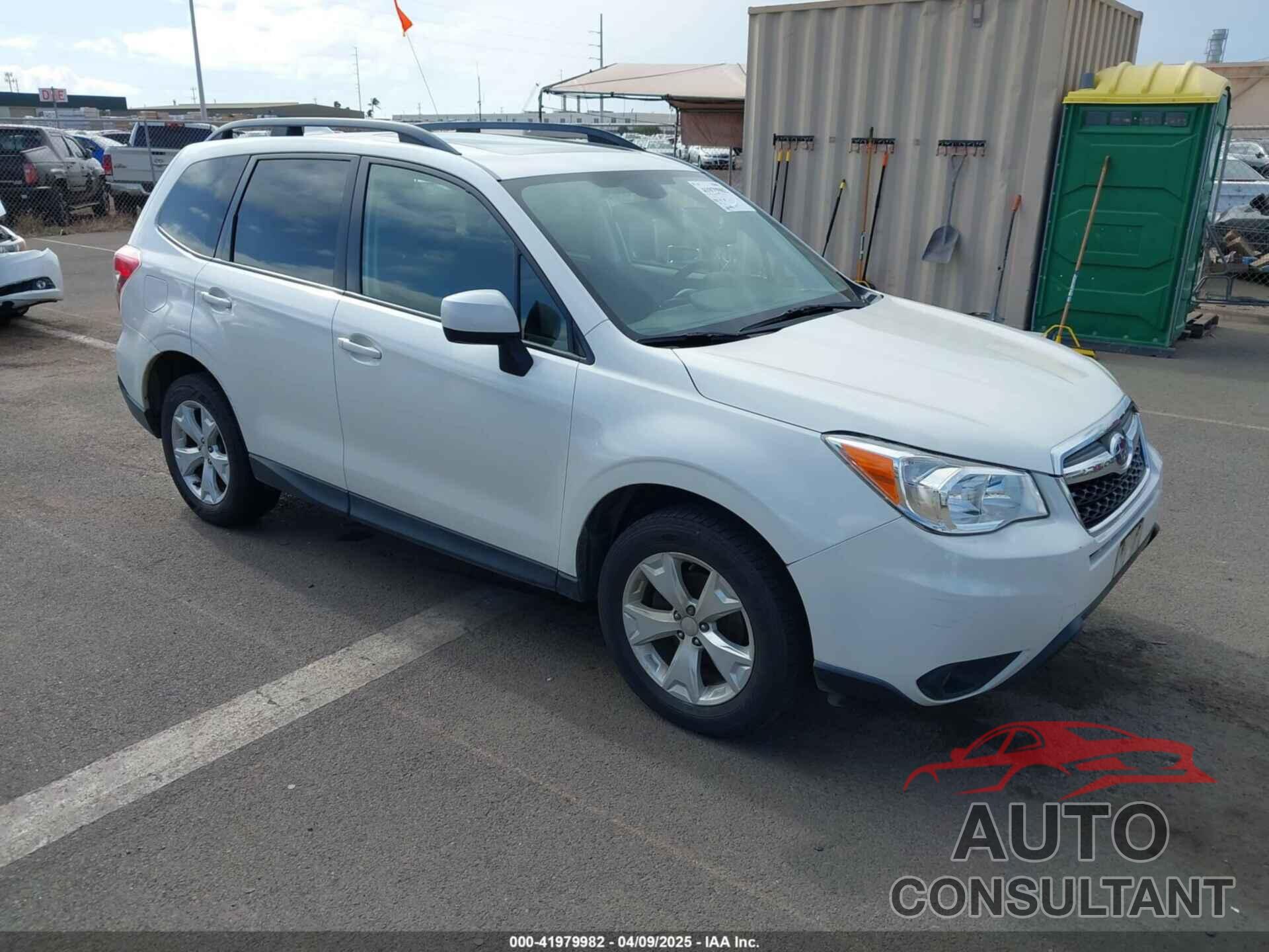 SUBARU FORESTER 2016 - JF2SJAFC2GH416318