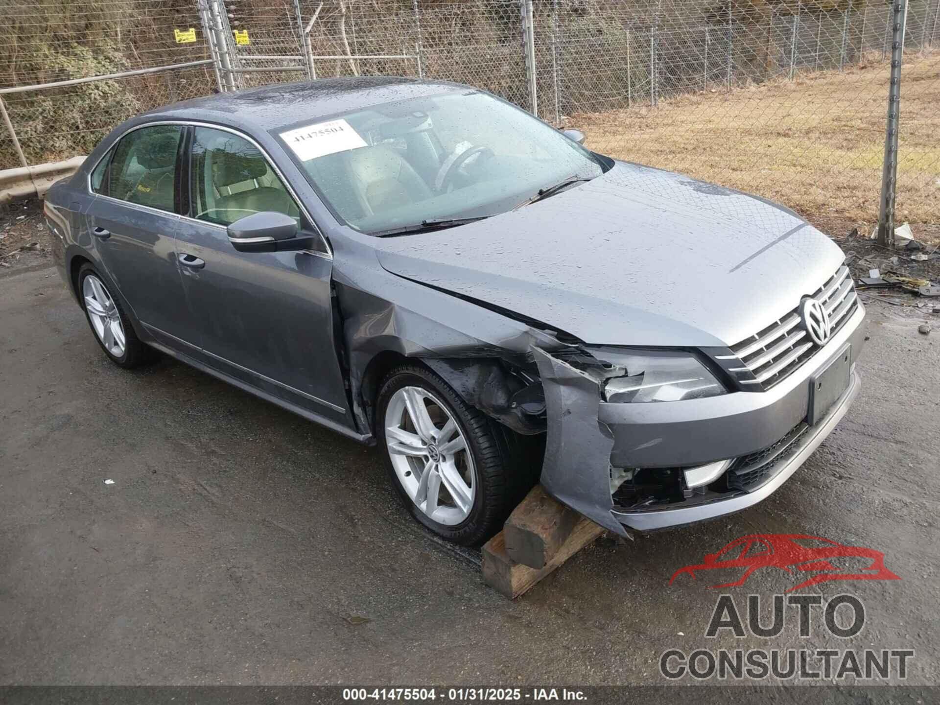 VOLKSWAGEN PASSAT 2014 - 1VWCT7A31EC054612