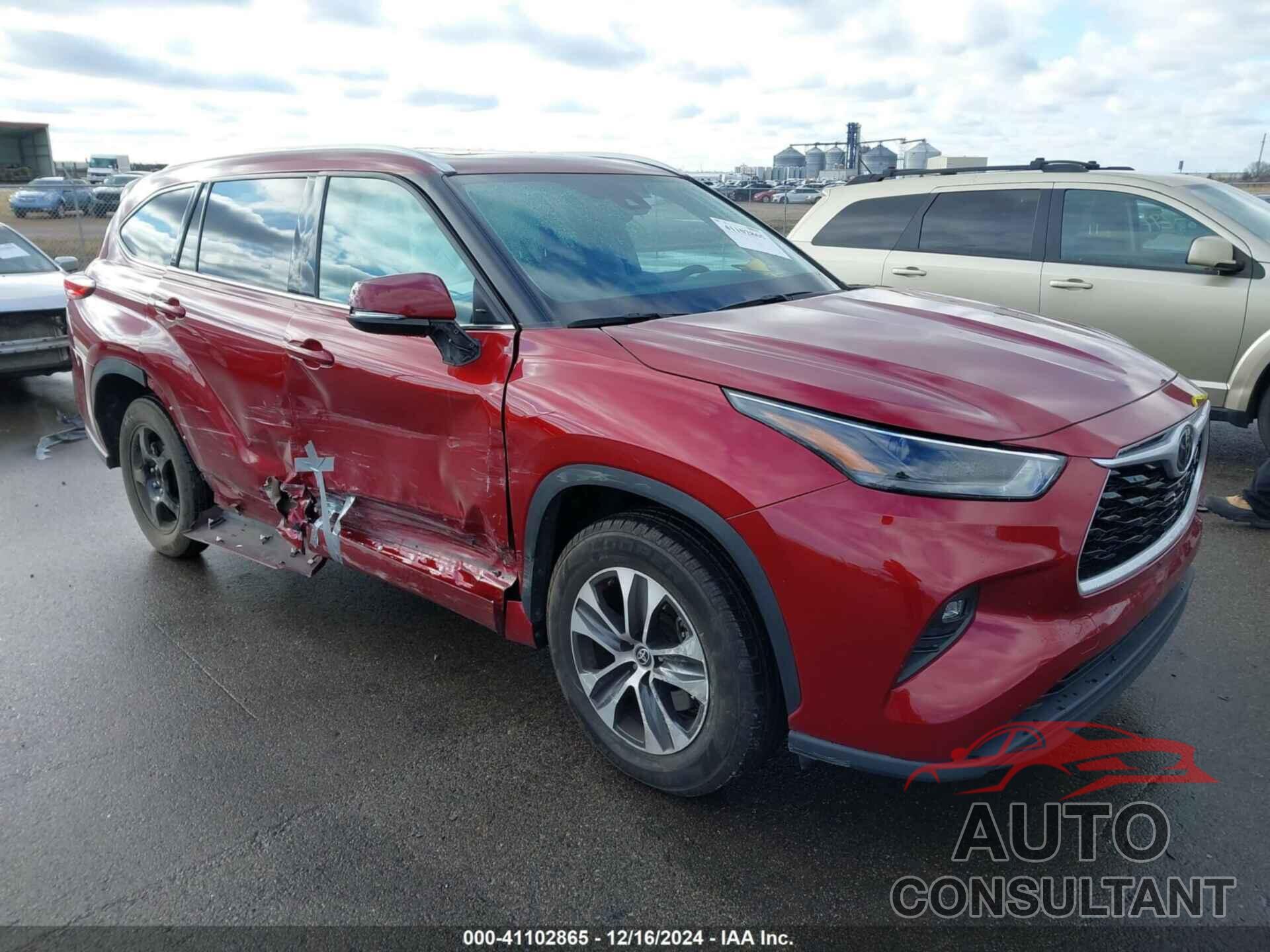 TOYOTA HIGHLANDER 2022 - 5TDGZRAH1NS544346