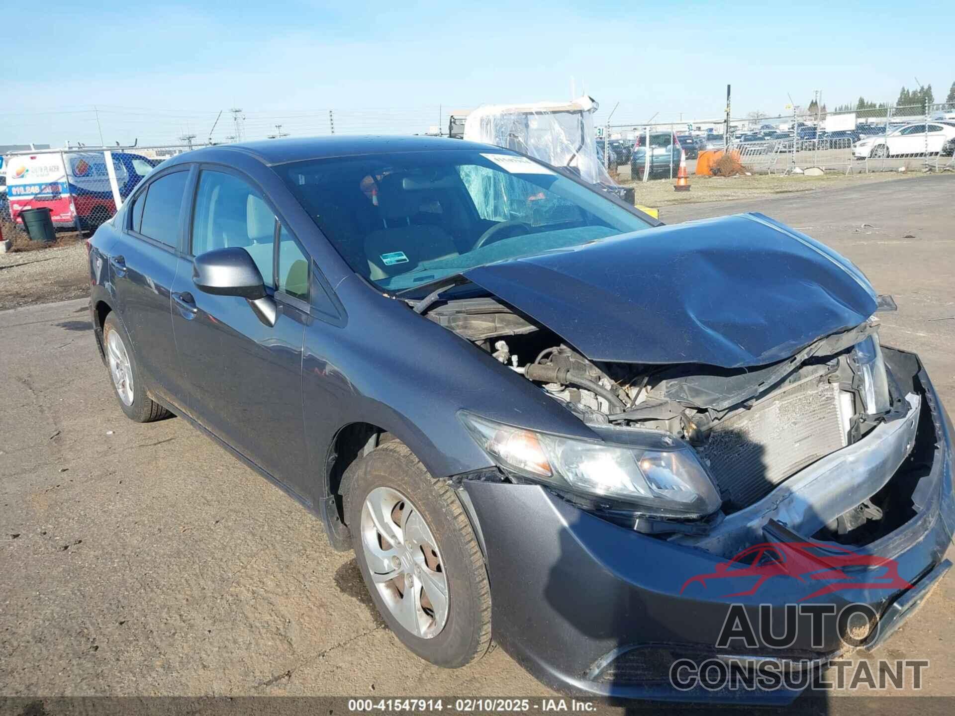 HONDA CIVIC 2013 - 19XFB2F54DE246694