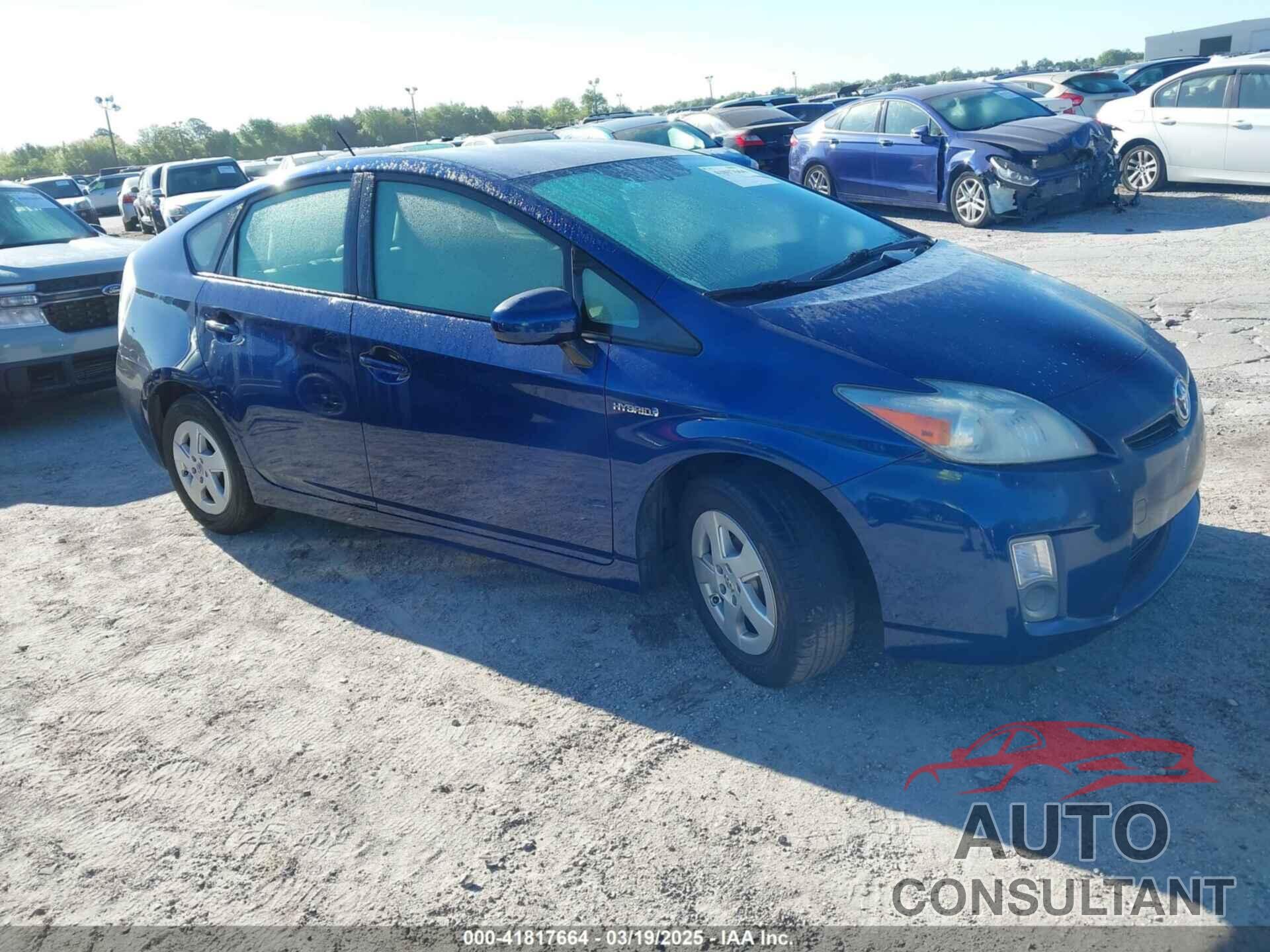 TOYOTA PRIUS 2010 - JTDKN3DU7A0235604