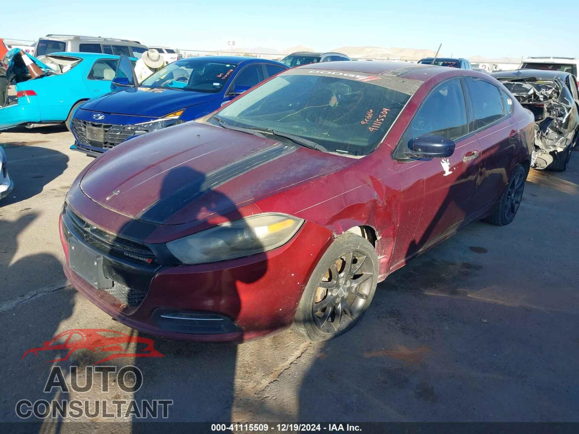 DODGE DART 2015 - 1C3CDFAA1FD374800