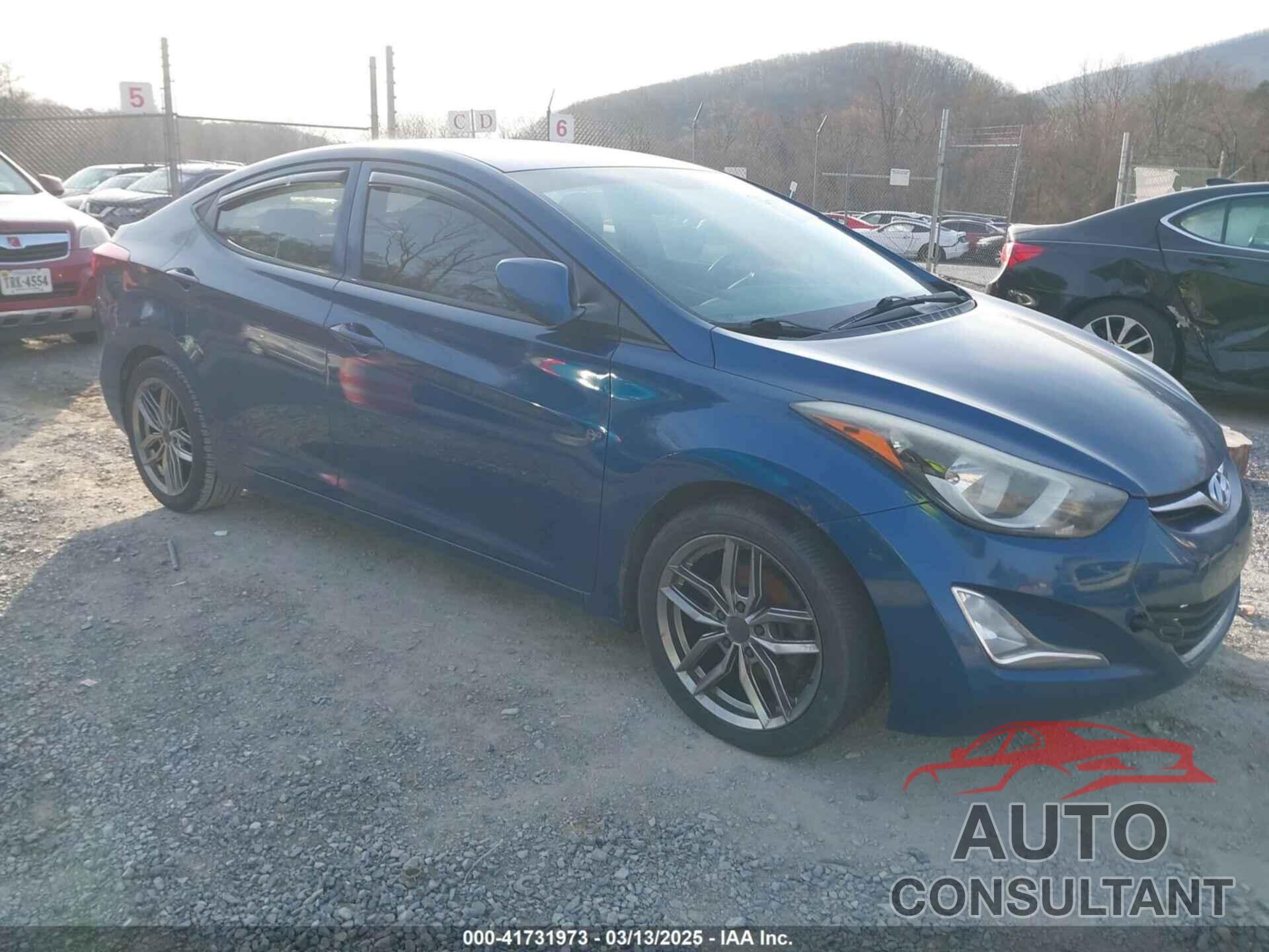 HYUNDAI ELANTRA 2016 - KMHDH4AE5GU600930