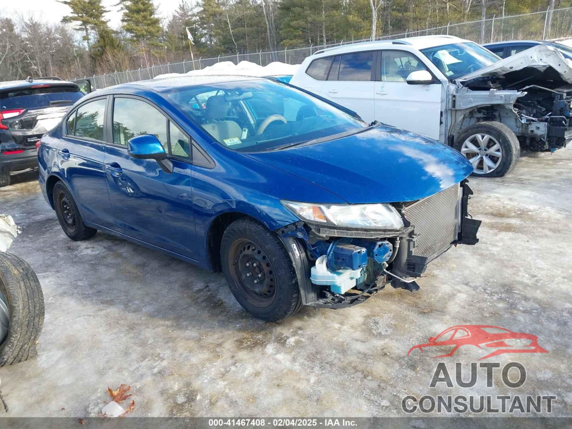 HONDA CIVIC 2013 - 2HGFB2F59DH506965