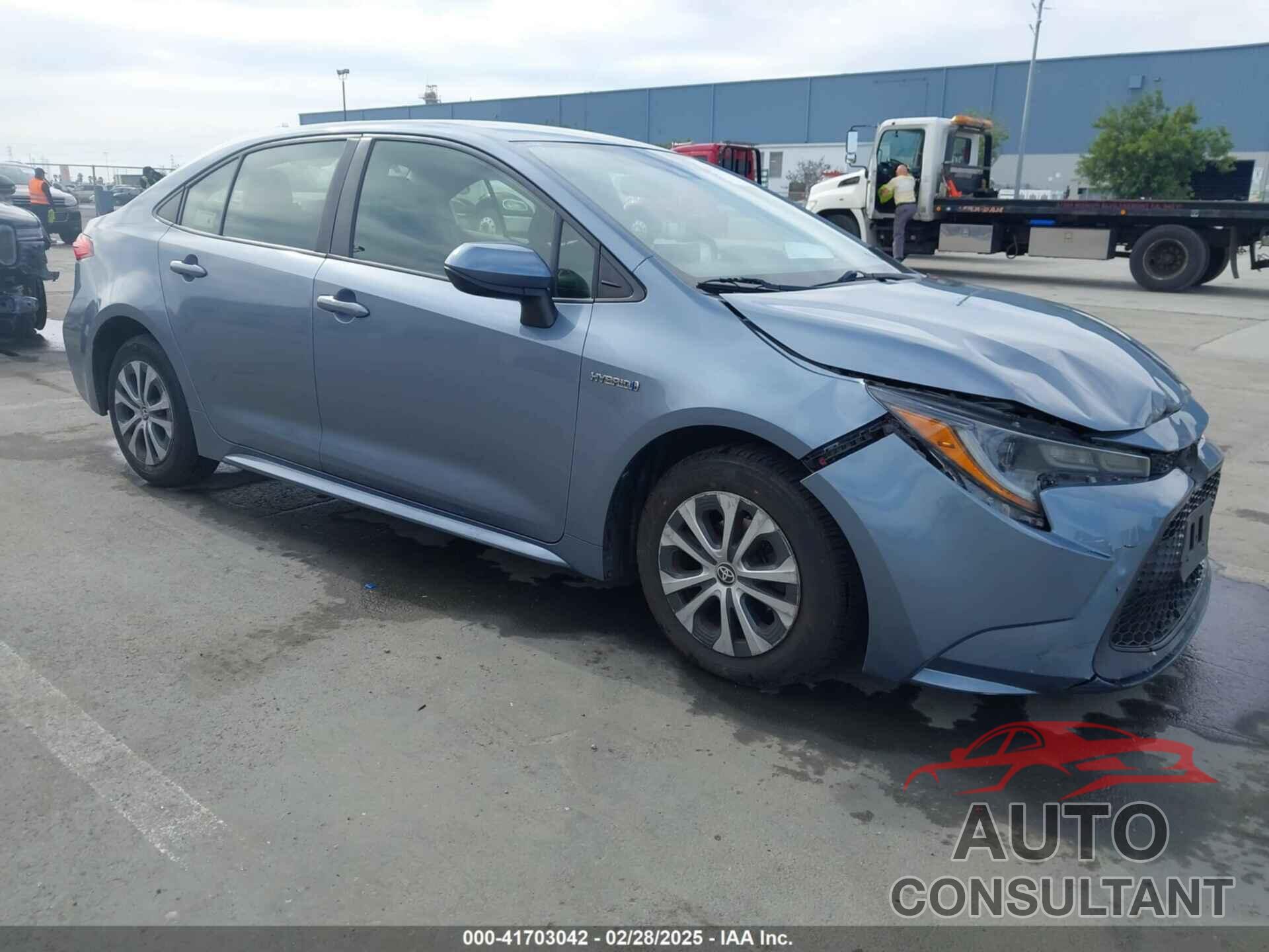 TOYOTA COROLLA 2021 - JTDEAMDE6MJ027753