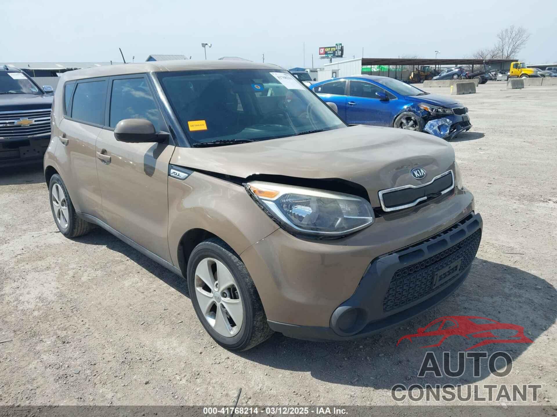 KIA SOUL 2015 - KNDJN2A29F7217550