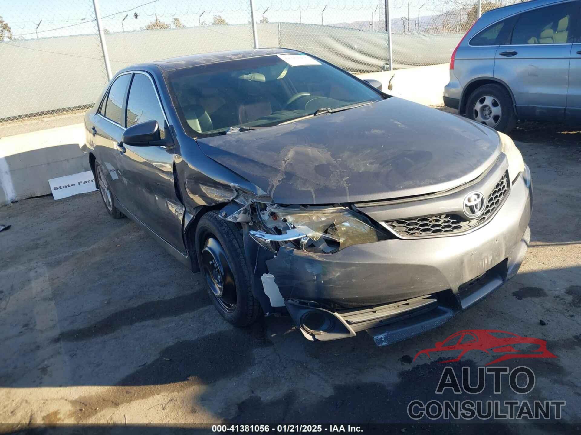 TOYOTA CAMRY 2012 - 4T1BF1FK7CU140285