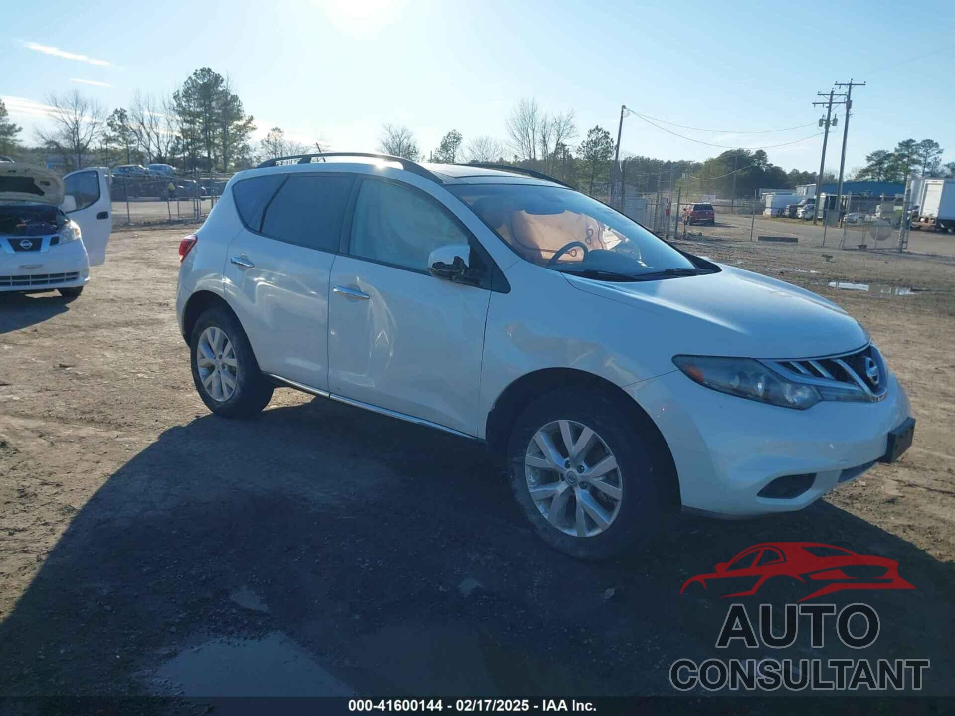 NISSAN MURANO 2011 - JN8AZ1MW9BW156749