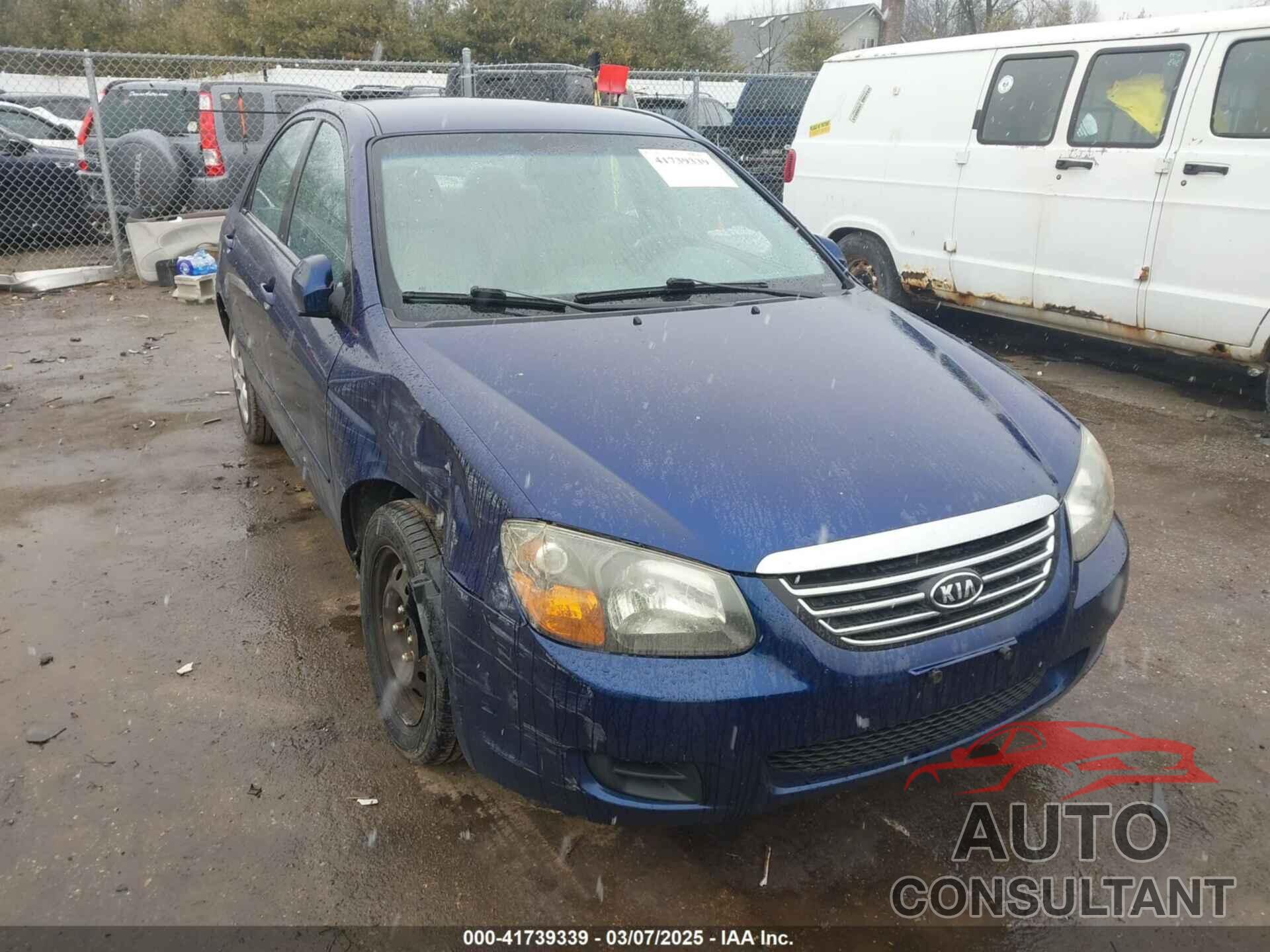 KIA SPECTRA 2009 - KNAFE221X95619246