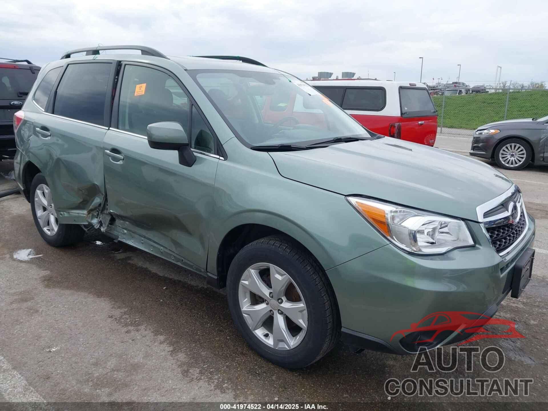SUBARU FORESTER 2016 - JF2SJARCXGH406079