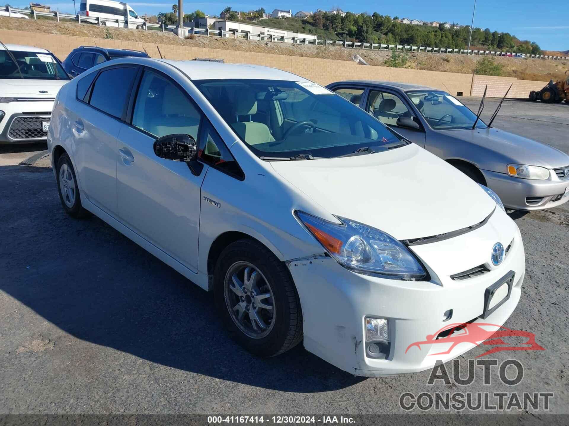 TOYOTA PRIUS 2010 - JTDKN3DUXA1271569