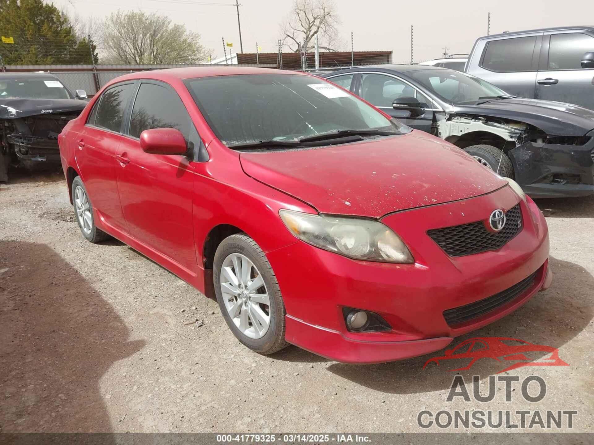 TOYOTA COROLLA 2009 - 1NXBU40E09Z117532