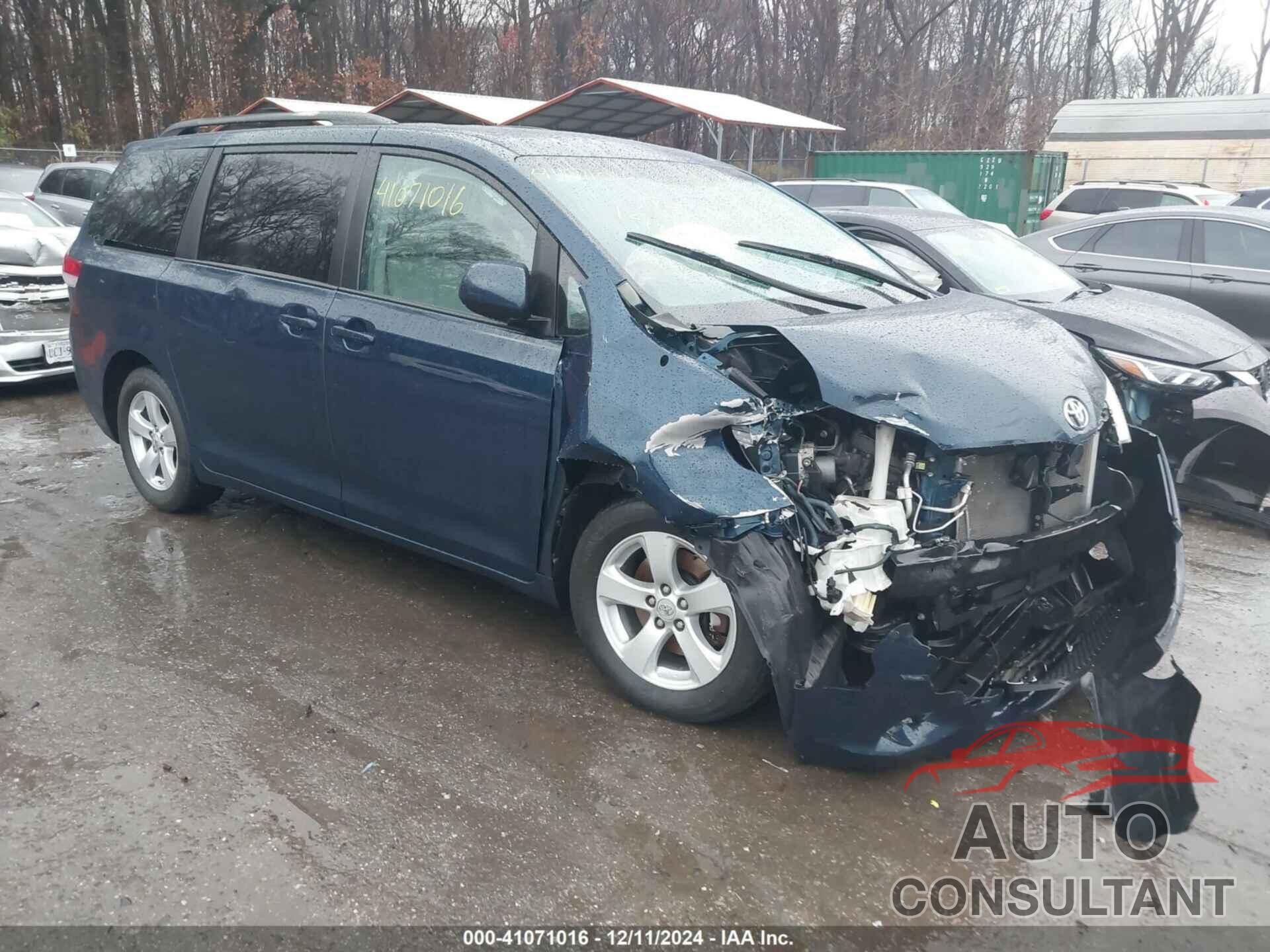 TOYOTA SIENNA 2012 - 5TDKK3DC3CS200879