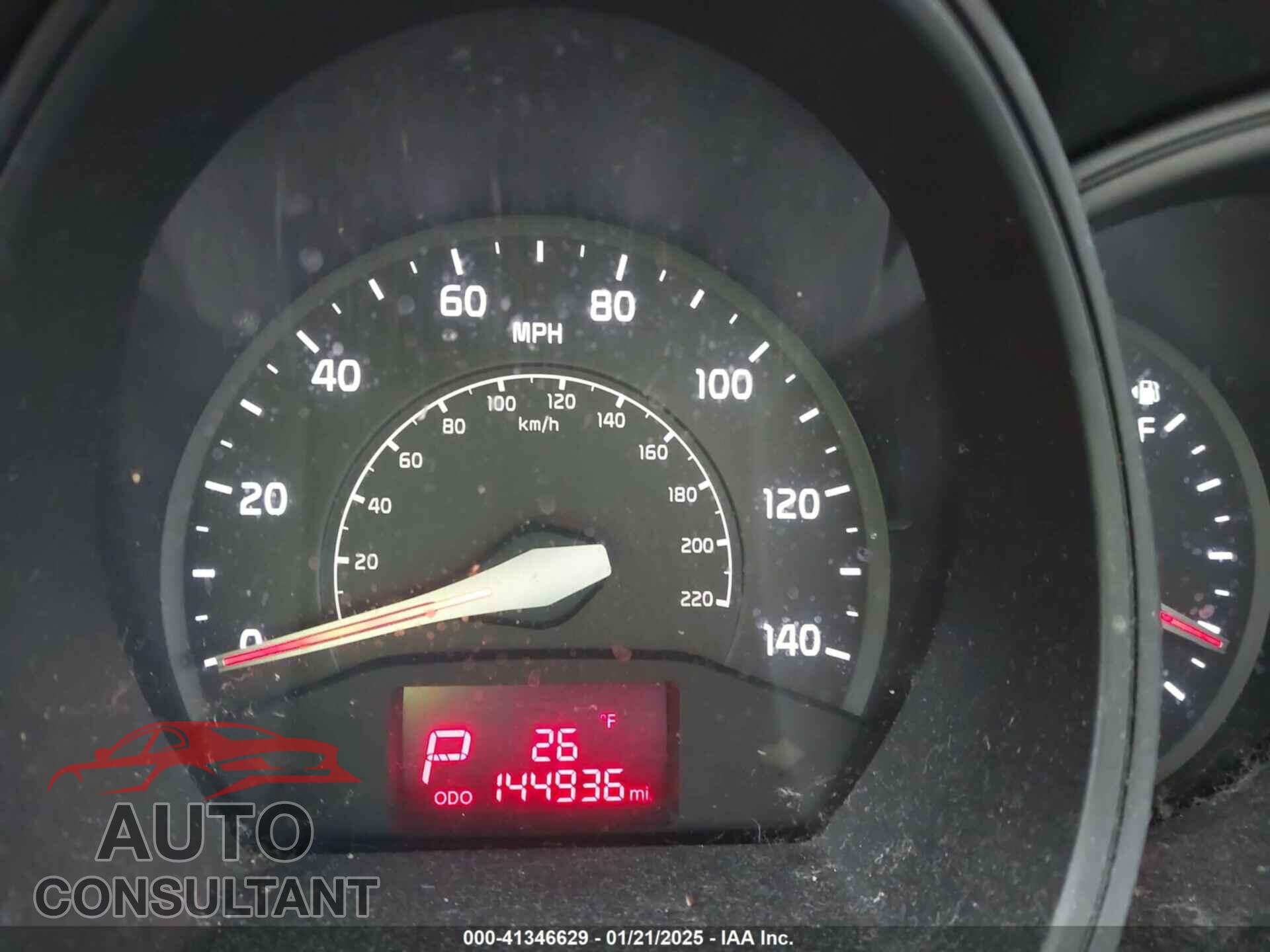 KIA RIO 2013 - KNADM4A36D6282487
