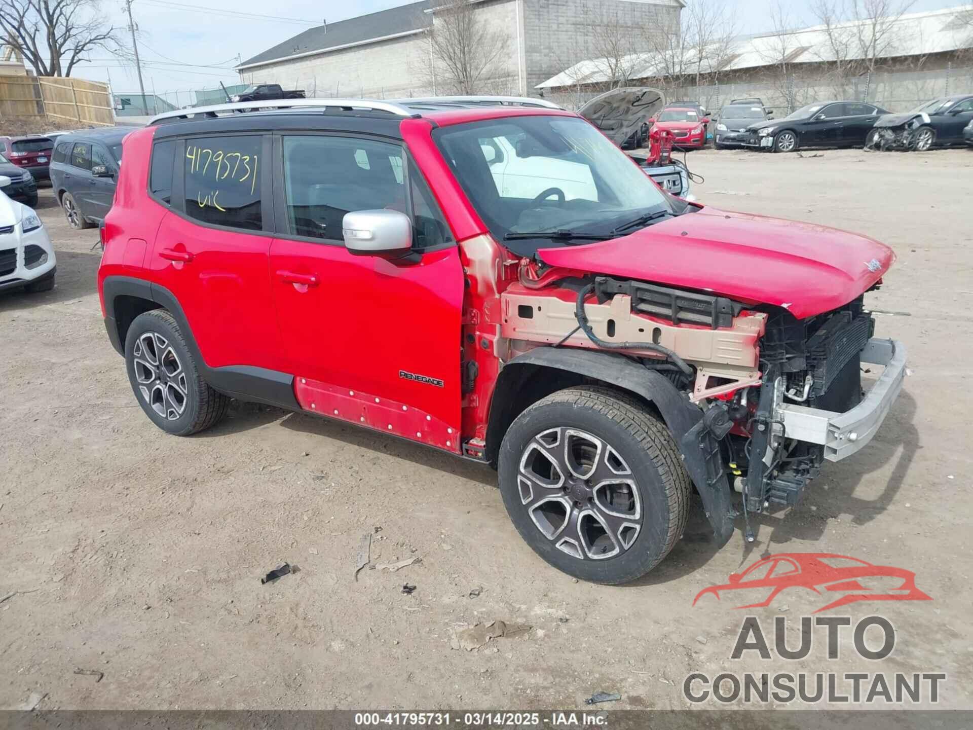 JEEP RENEGADE 2015 - ZACCJBDT0FPB55531