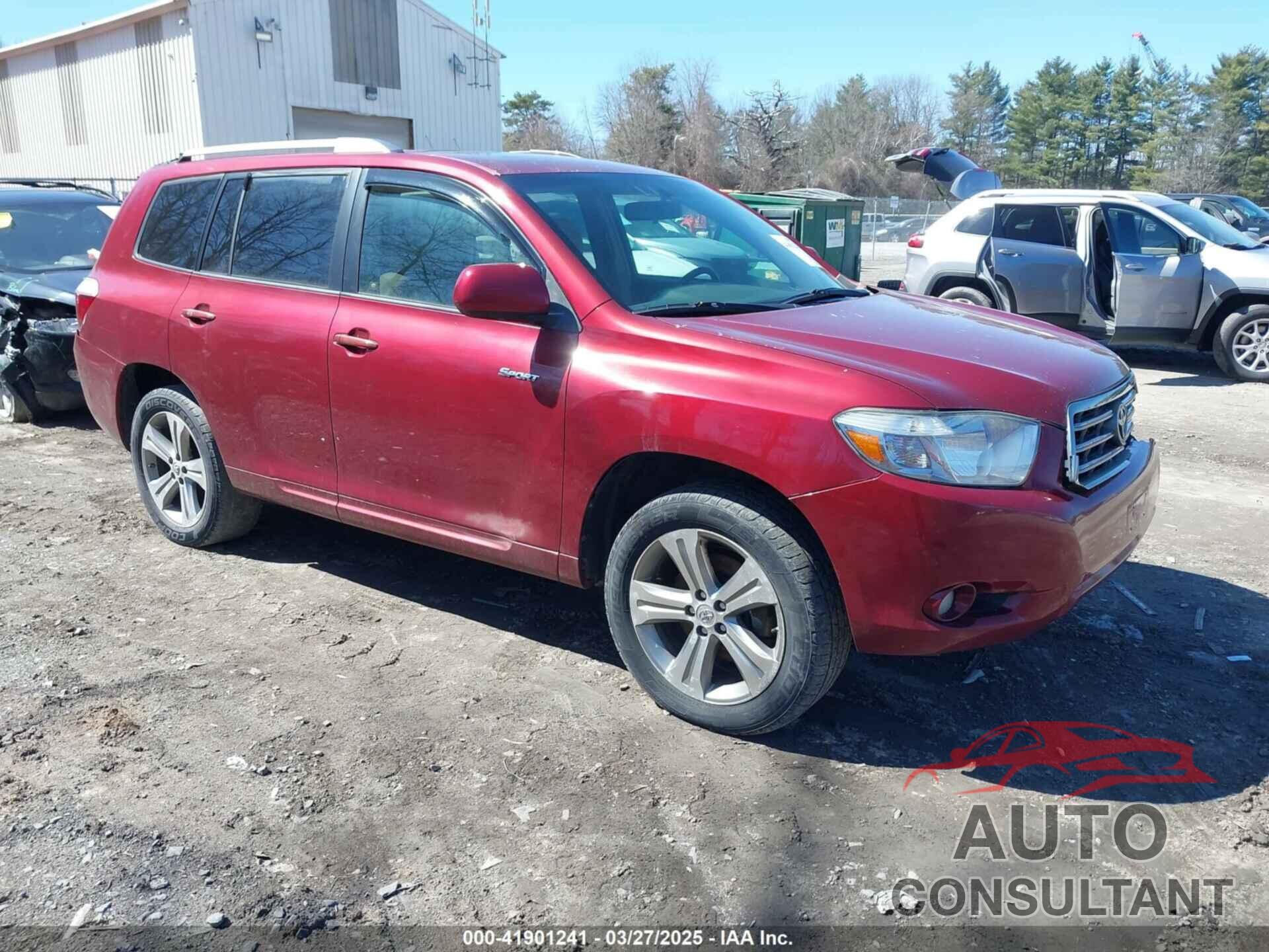 TOYOTA HIGHLANDER 2009 - JTEES43A692116442