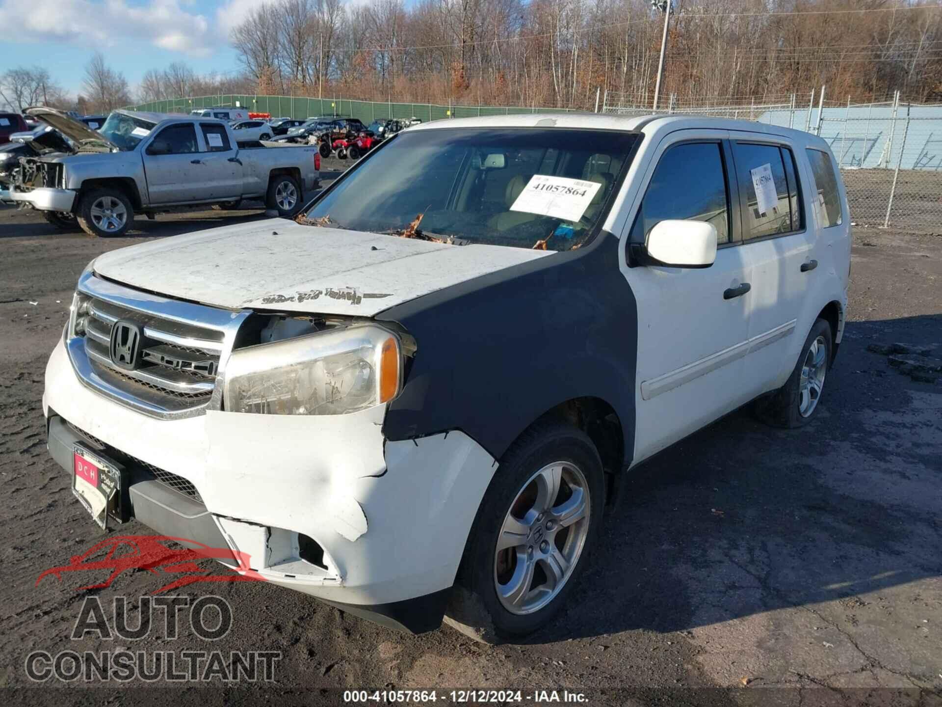 HONDA PILOT 2012 - 5FNYF4H50CB084075