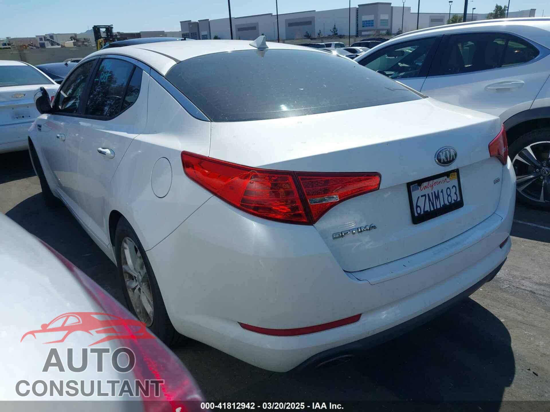 KIA OPTIMA 2013 - KNAGM4A71D5383314