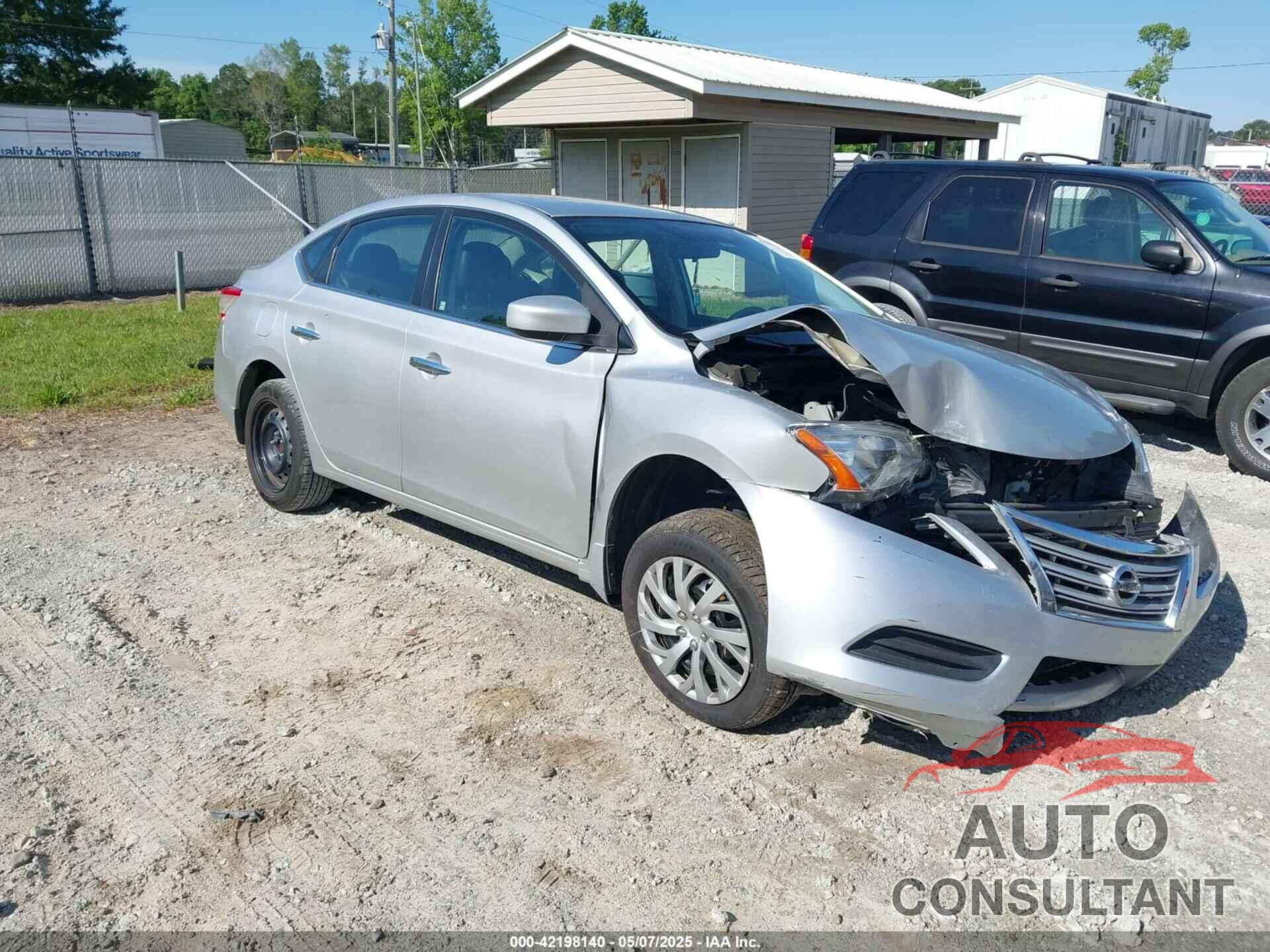 NISSAN SENTRA 2015 - 3N1AB7AP0FY304014