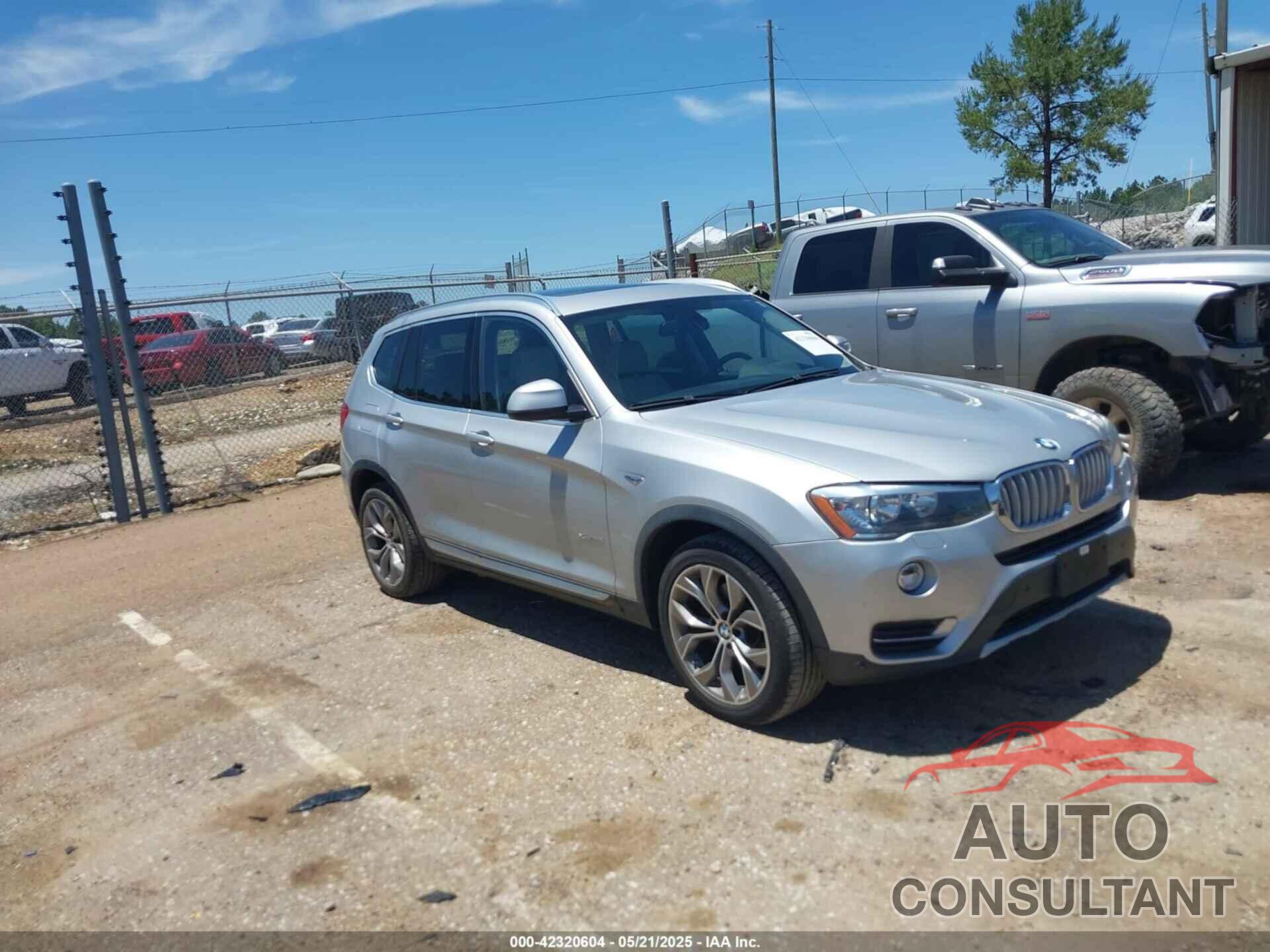BMW X3 2015 - 5UXWX9C55F0D61011