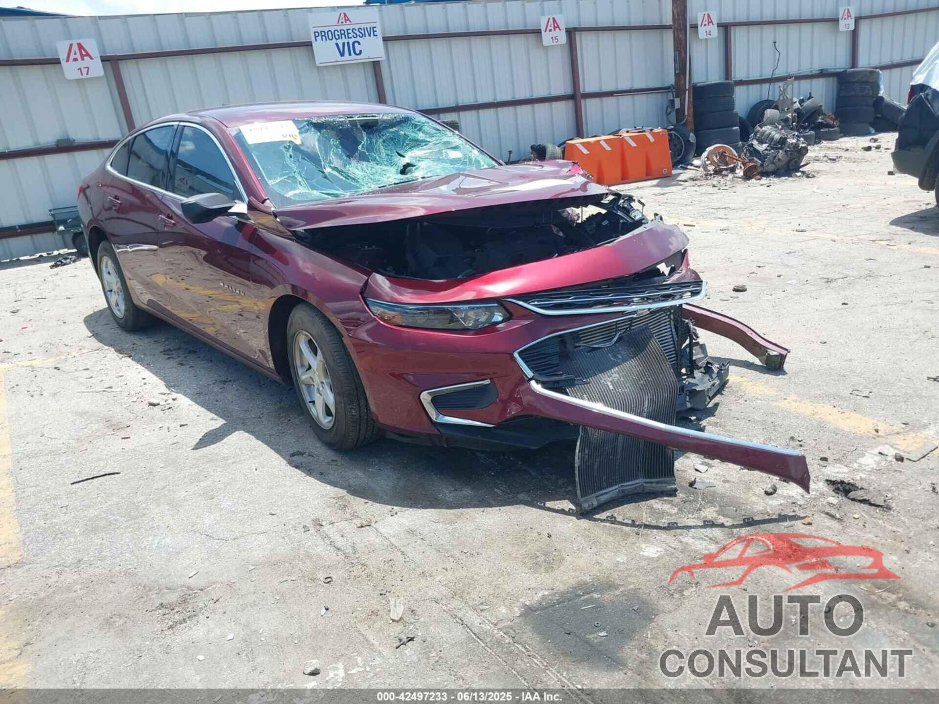 CHEVROLET MALIBU 2016 - 1G1ZB5ST8GF172301