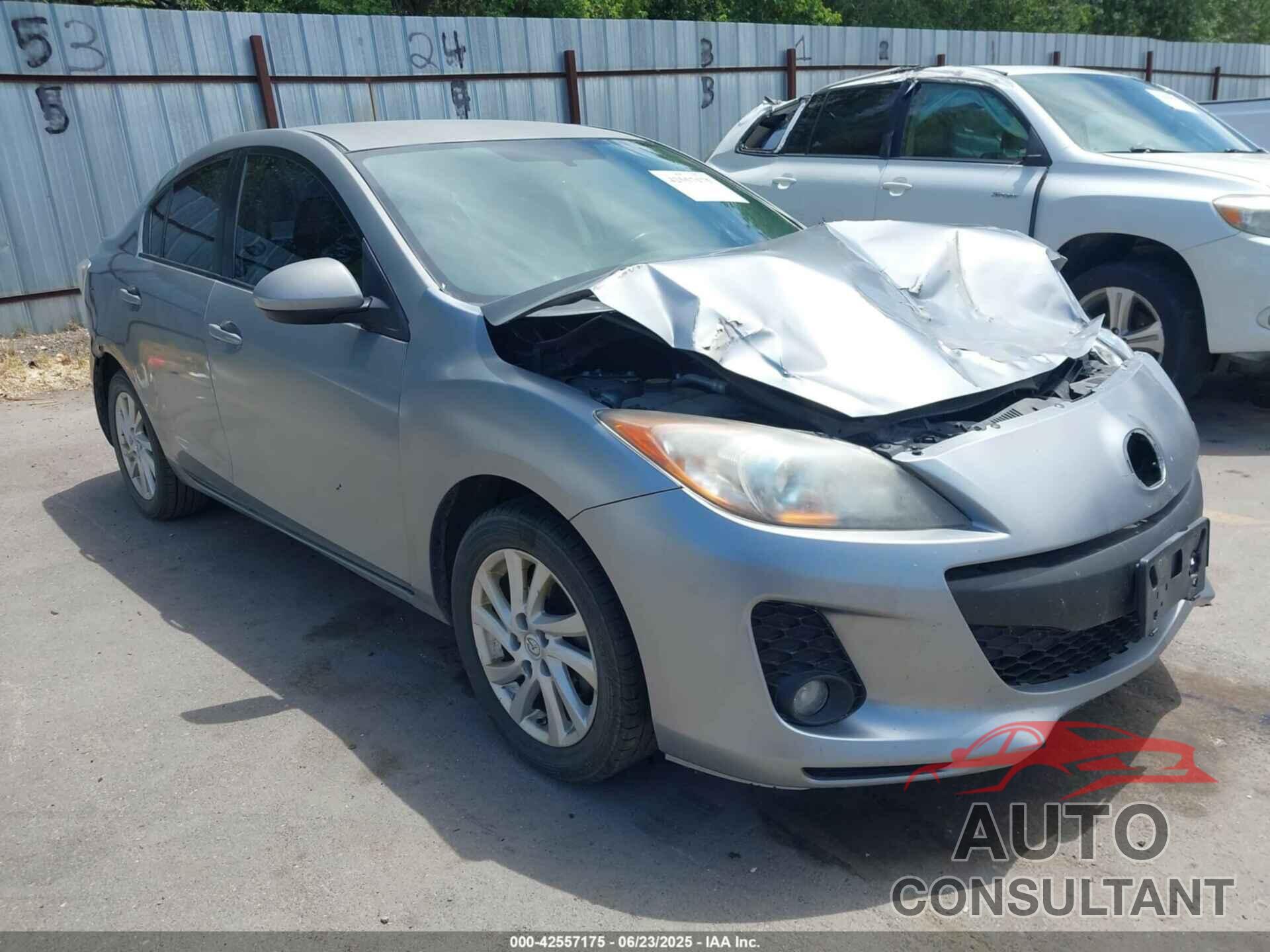 MAZDA MAZDA3 2012 - JM1BL1V8XC1640333