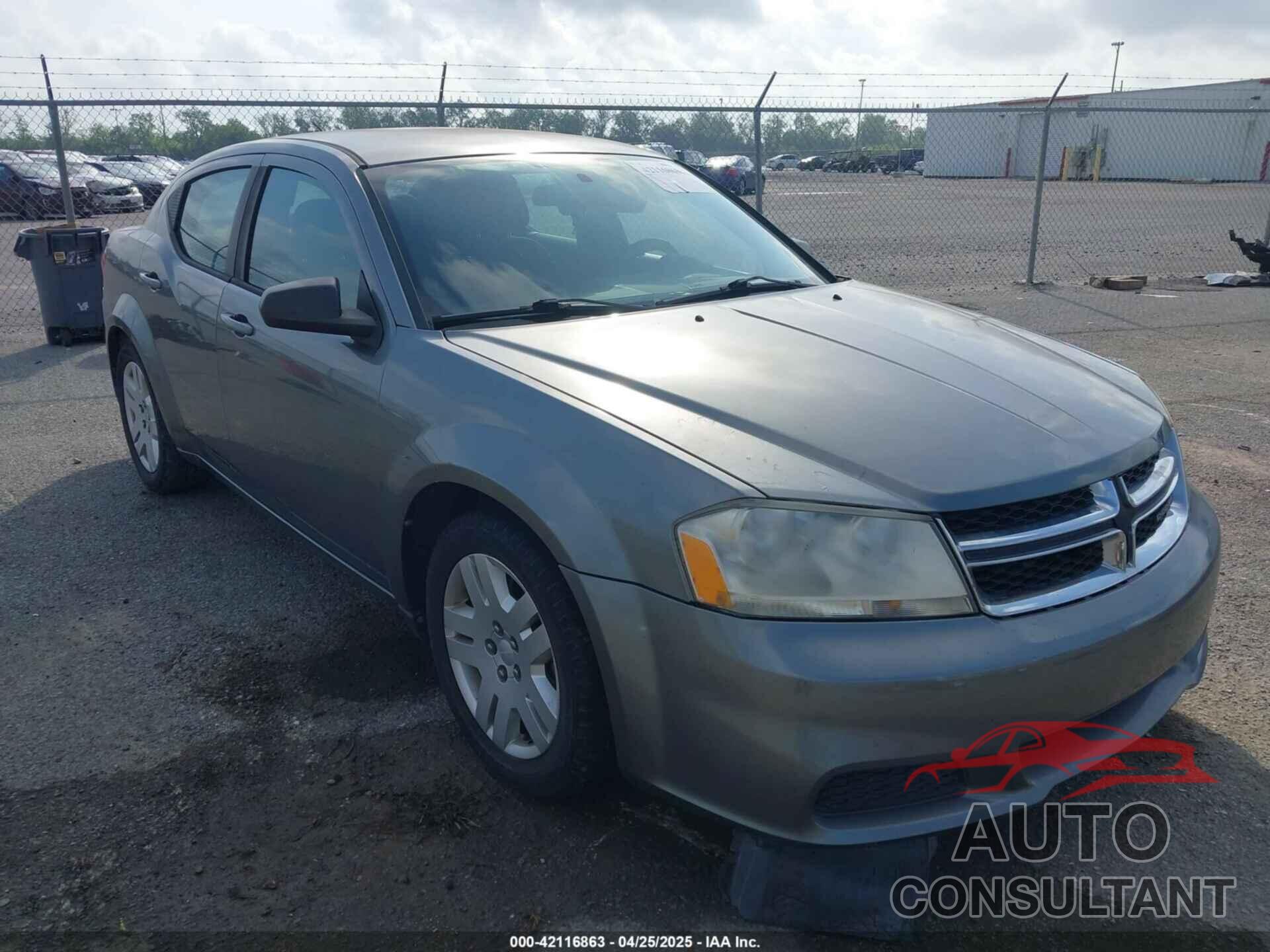 DODGE AVENGER 2013 - 1C3CDZAB2DN637426
