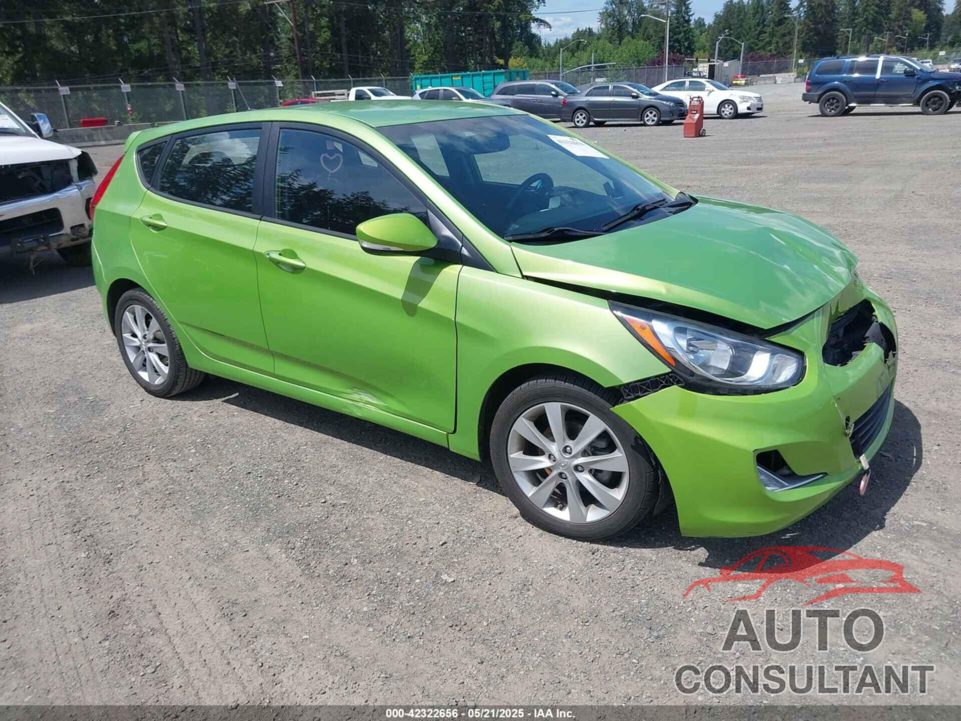 HYUNDAI ACCENT 2013 - KMHCU5AE4DU115896