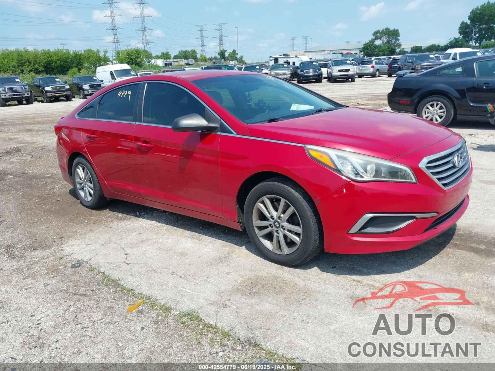 HYUNDAI SONATA 2017 - 5NPE24AF1HH539235