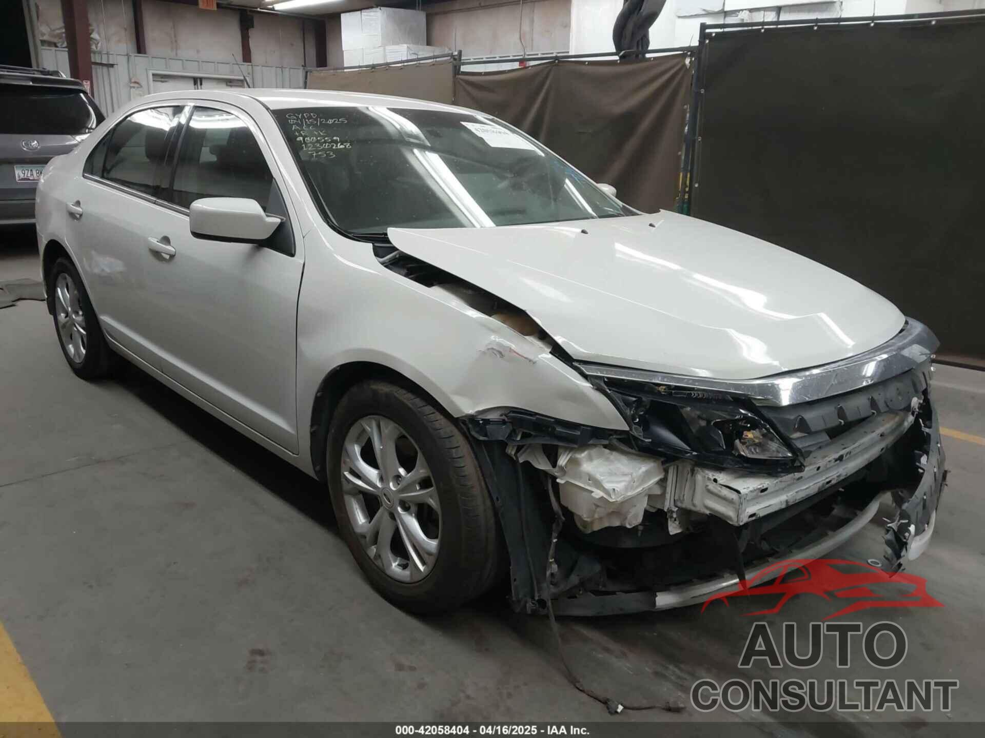 FORD FUSION 2012 - 3FAHP0HA4CR259743