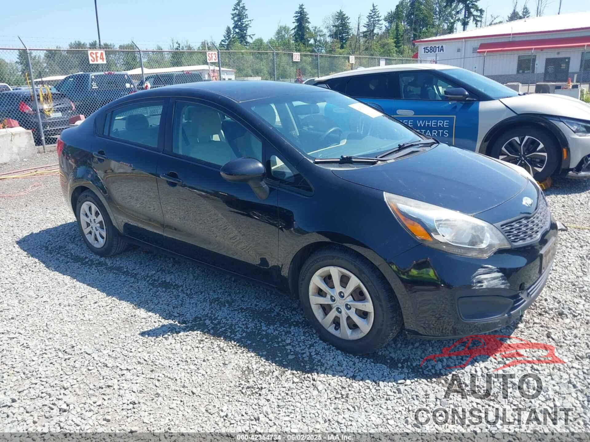 KIA RIO 2013 - KNADM4A30D6209390