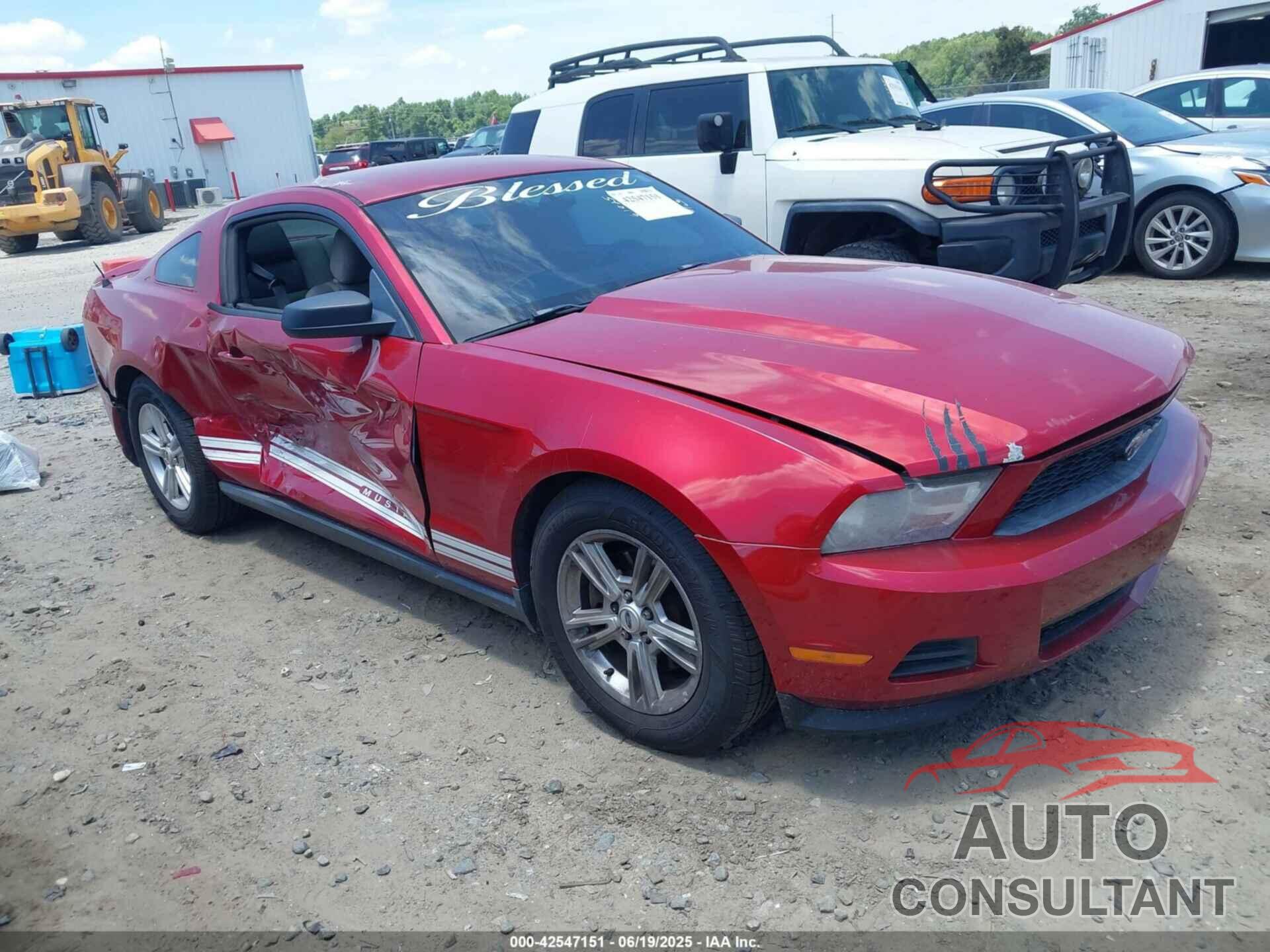 FORD MUSTANG 2012 - 1ZVBP8AM7C5283408