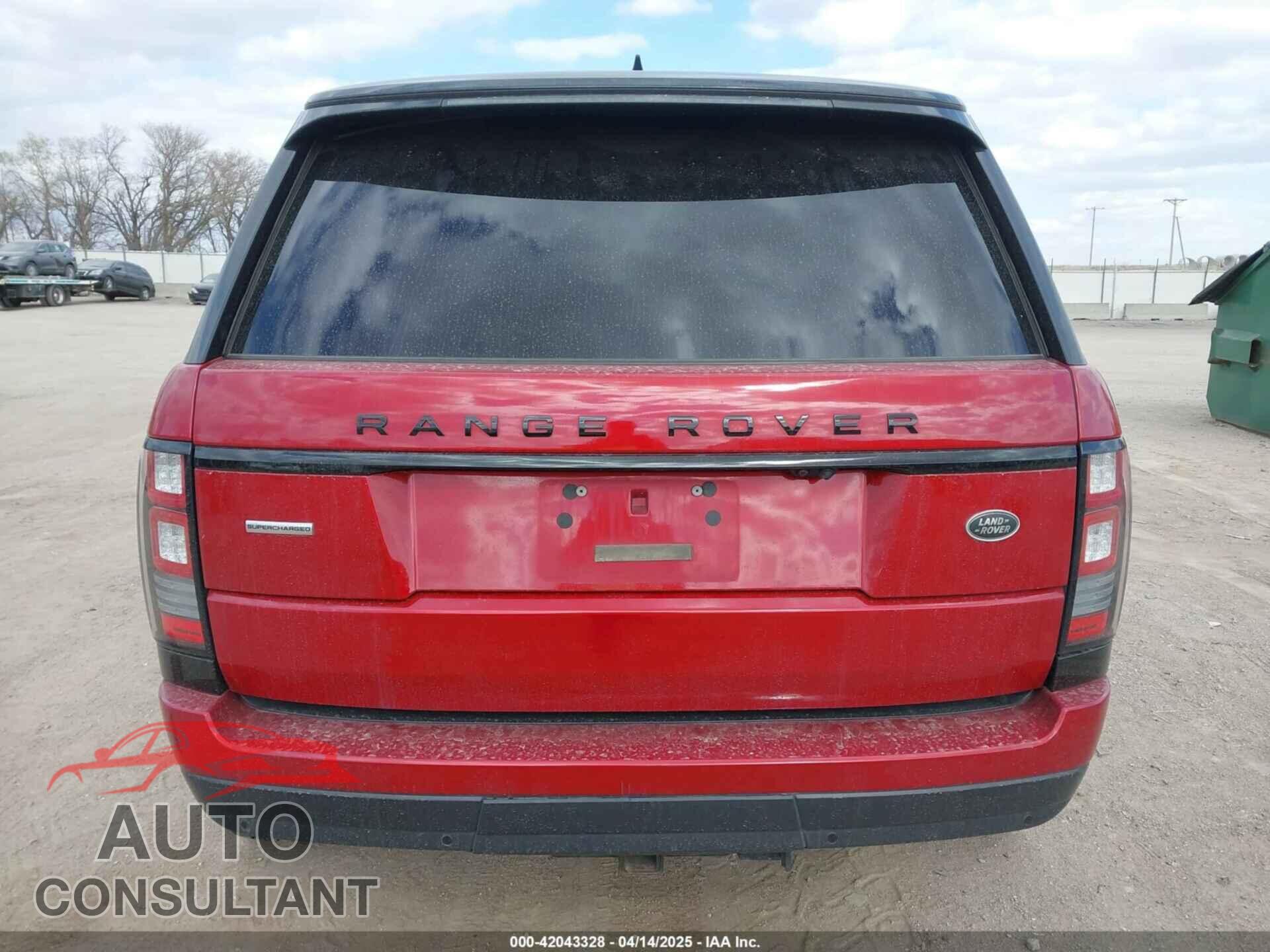 LAND ROVER RANGE ROVER 2017 - SALGS2FE3HA331421