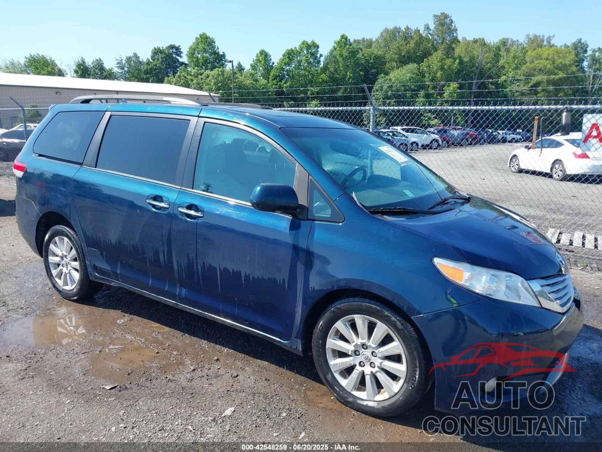 TOYOTA SIENNA 2012 - 5TDDK3DC8CS036344