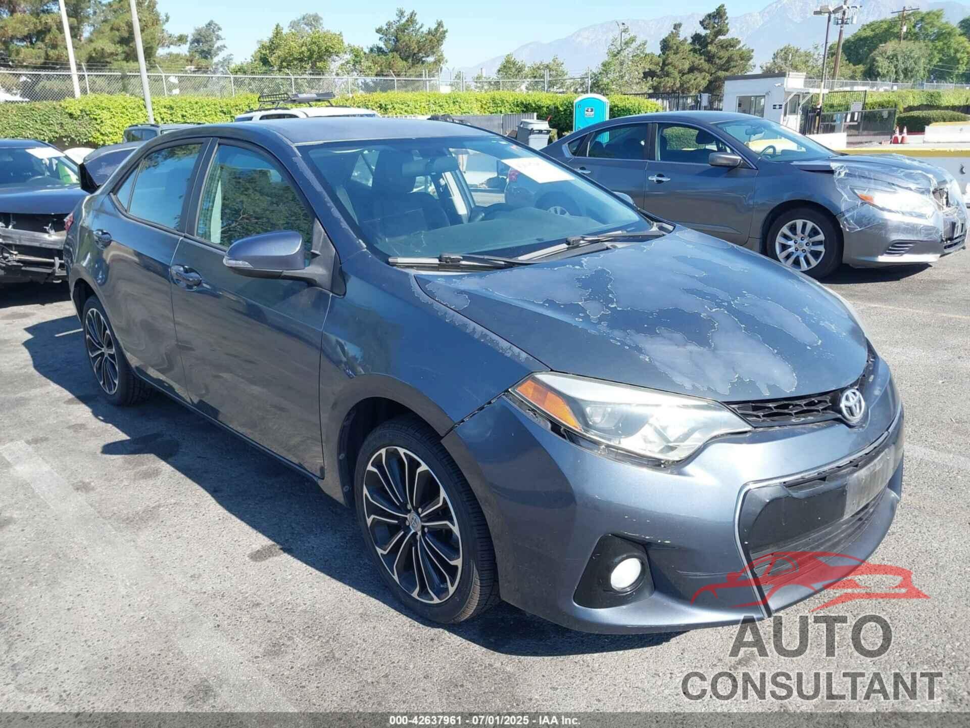 TOYOTA COROLLA 2016 - 5YFBURHE1GP461953