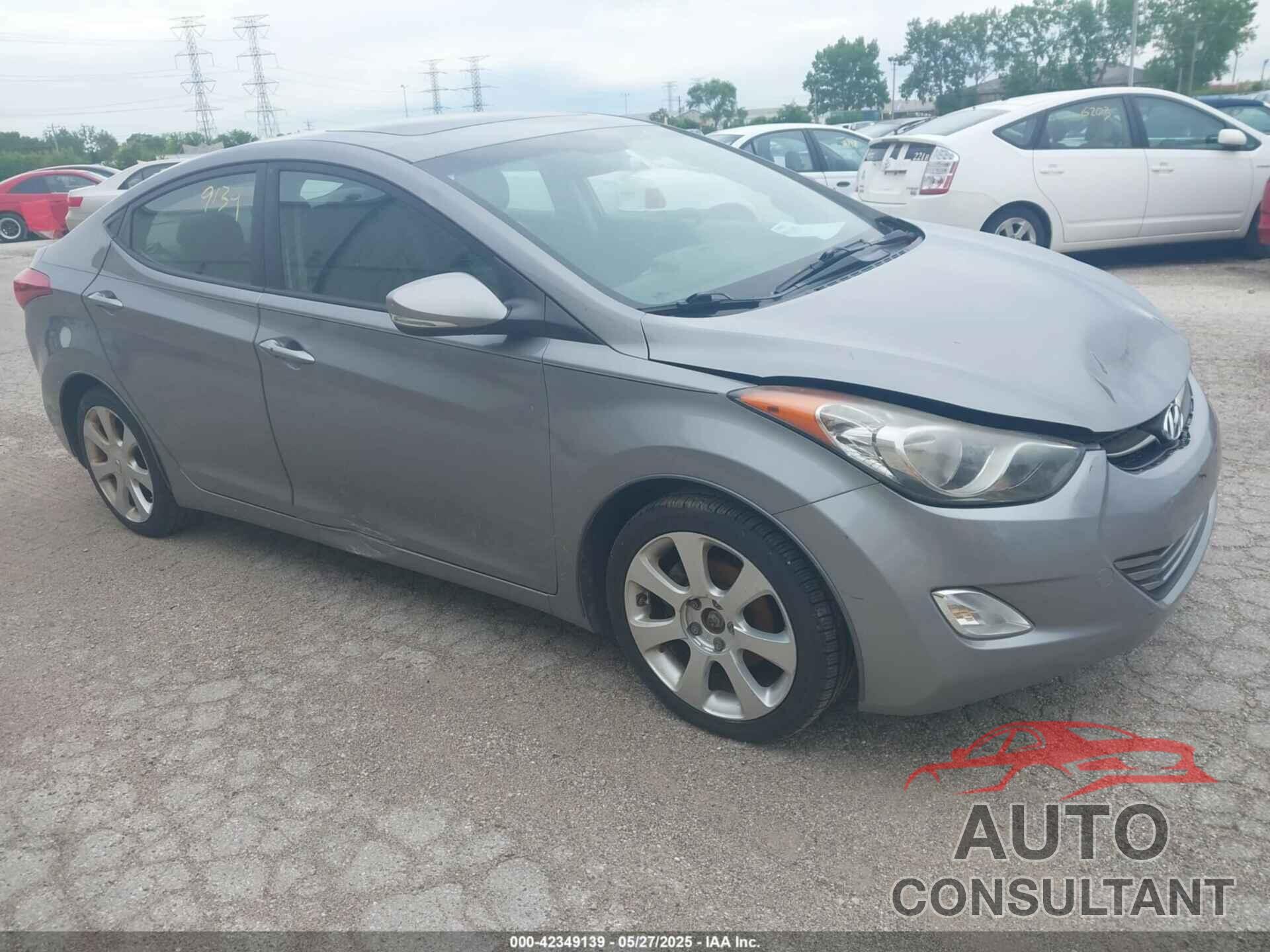 HYUNDAI ELANTRA 2012 - KMHDH4AE2CU443576