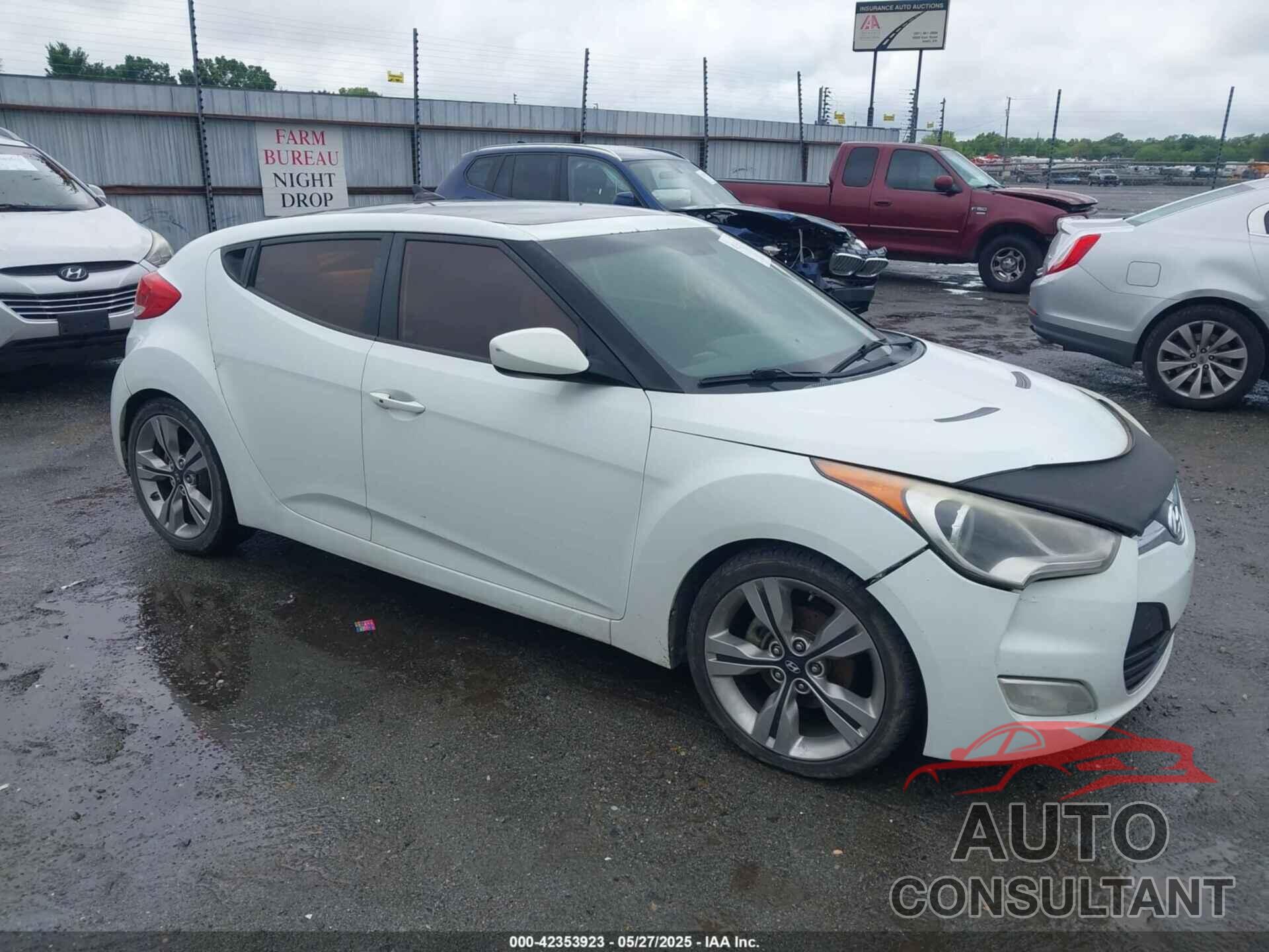 HYUNDAI VELOSTER 2012 - KMHTC6ADXCU074298