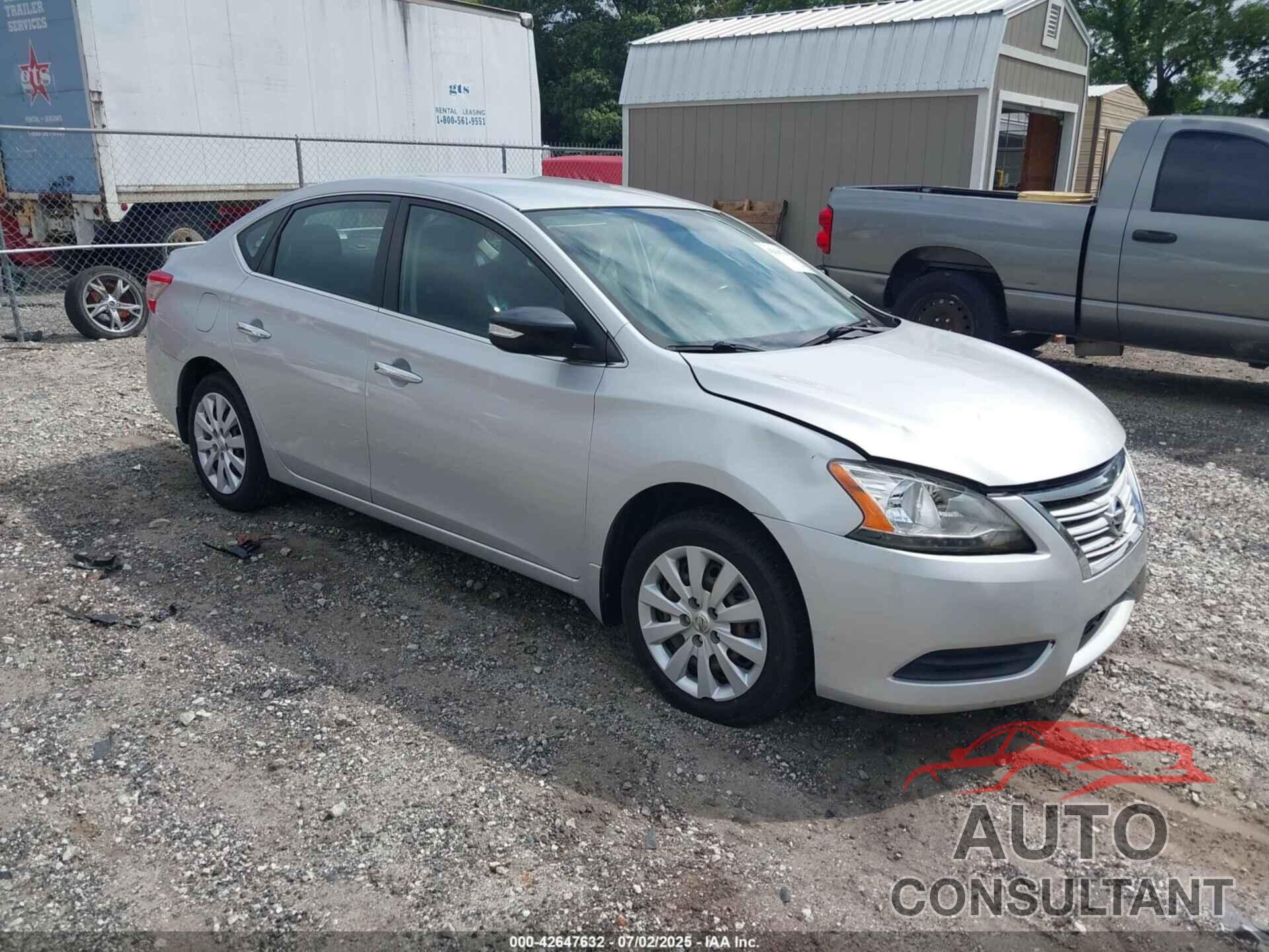 NISSAN SENTRA 2015 - 3N1AB7AP1FL689435