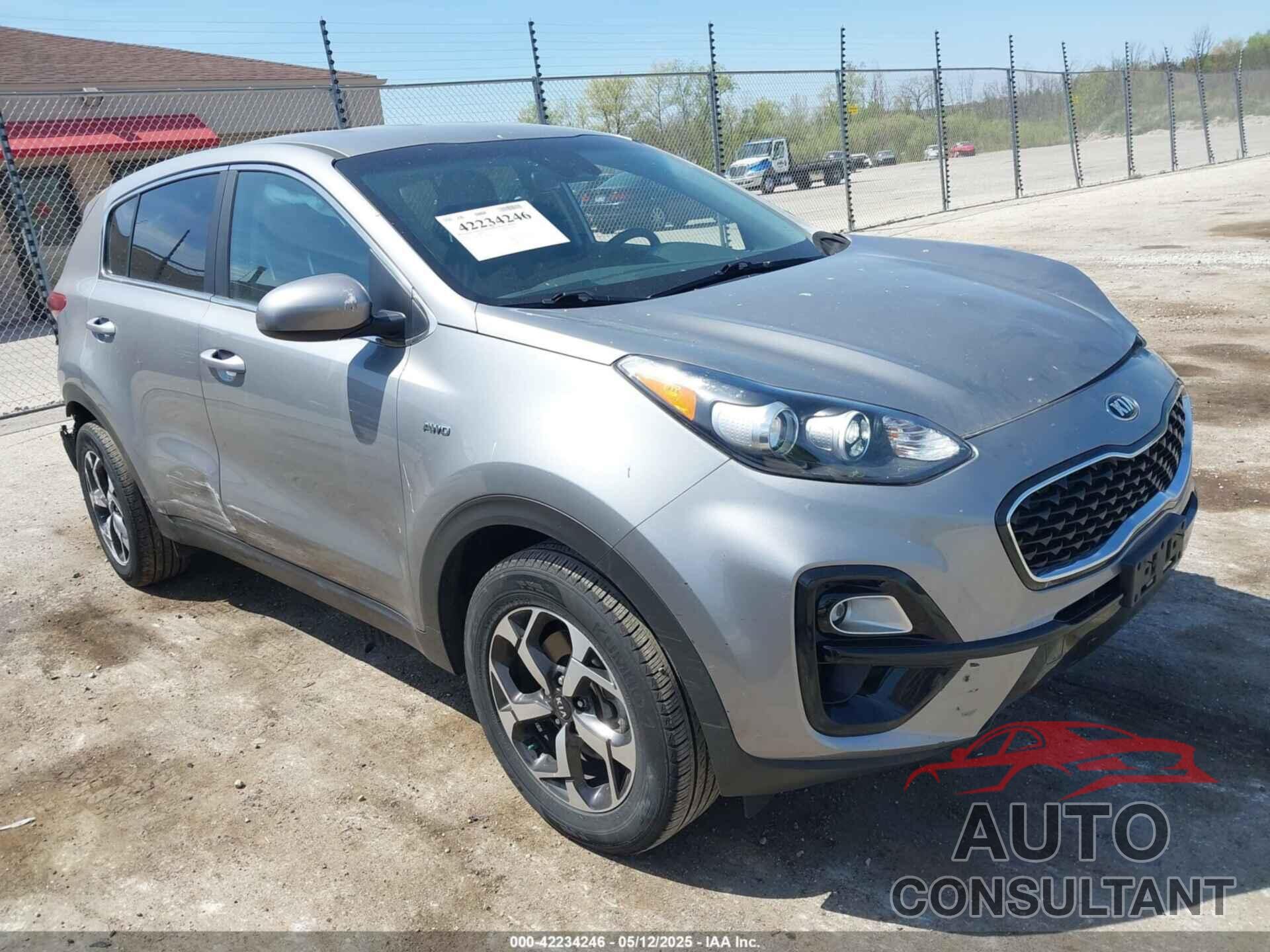 KIA SPORTAGE 2022 - KNDPMCAC8N7000646