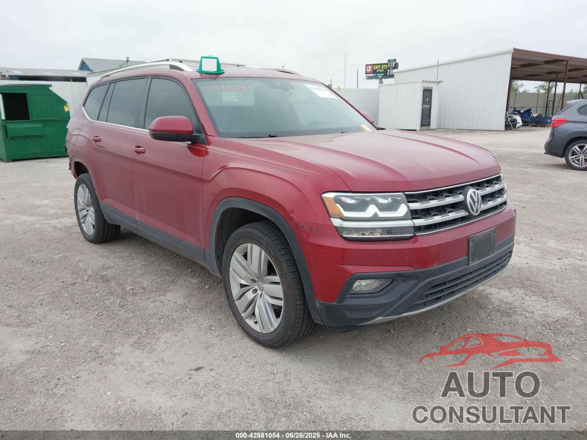VOLKSWAGEN ATLAS 2019 - 1V2WR2CA4KC606661