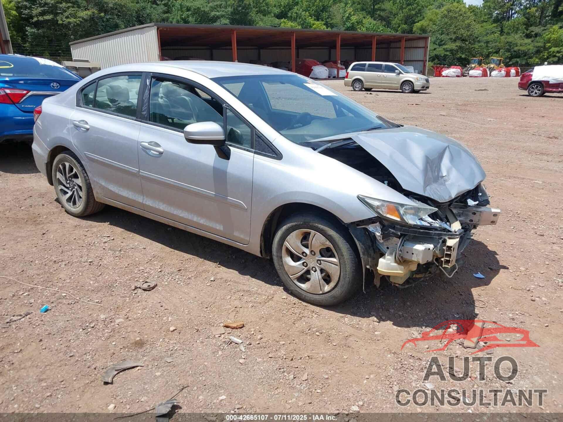 HONDA CIVIC 2014 - J19XFB2F55EE07075